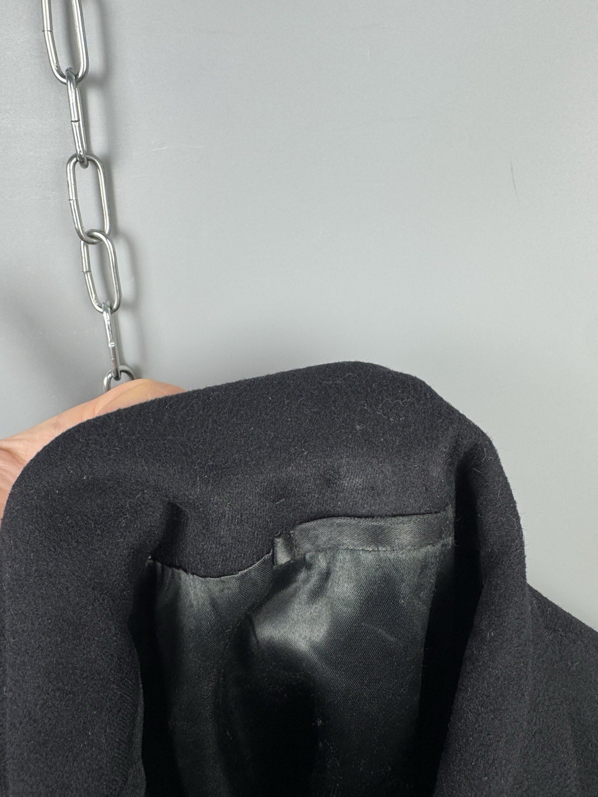 Vintage 1972 Gieves Hawkes Blazer Wool Cropped Naval Officer Jacket Coat