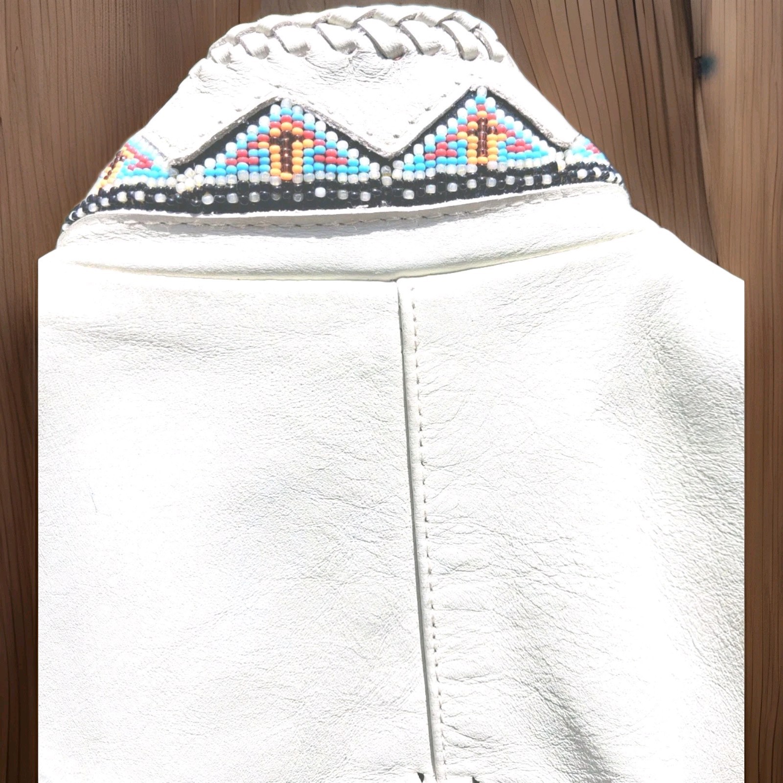 Native American Inspired Leather Jacket Ladies Xl East West Imports Festival