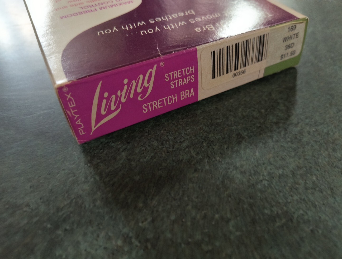Vintage 70’s / 80’s Playtex Living Stretch Bra Stretch Straps 36D White NOS