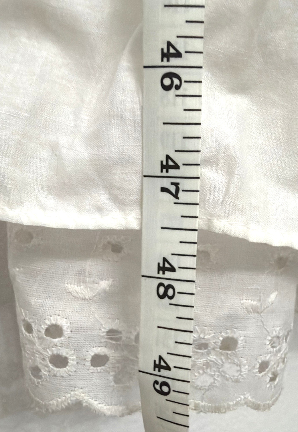Young Edwardian Arpeja Dress Womens S Vintage Lace Eyelet Sleeveless Cottagecore
