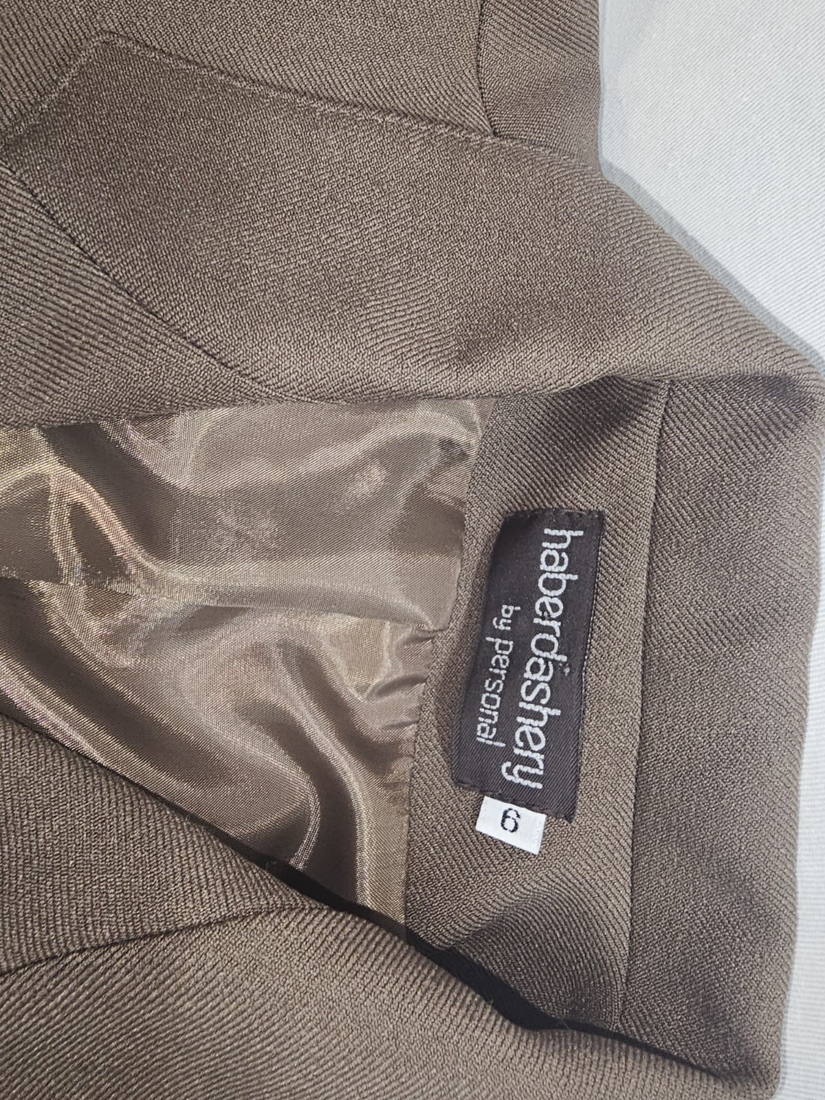 Vintage Haberdashery by Personal Wool Jacket Womens Sz 6 Academia 90s Minimalist