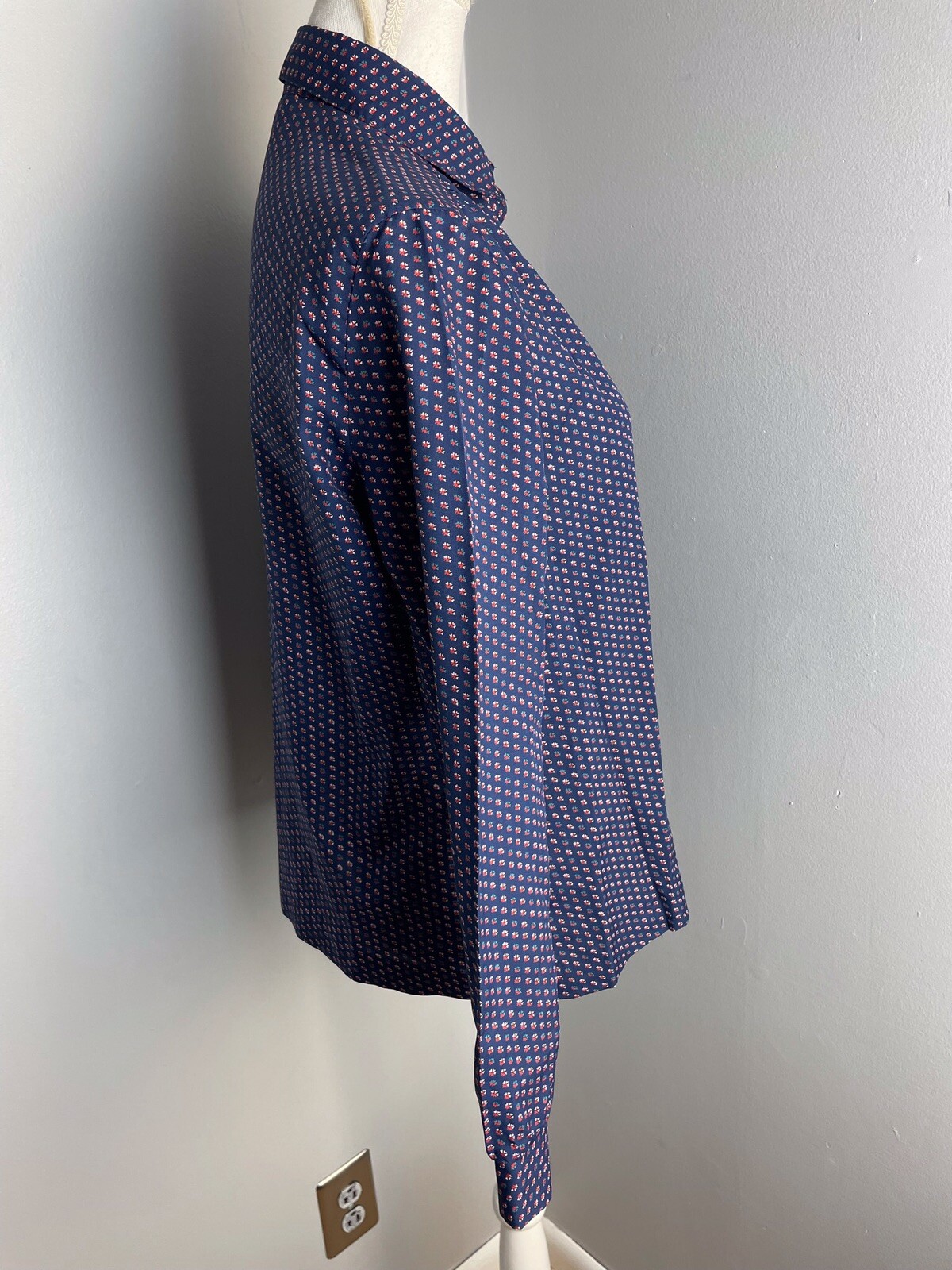 Vintage 80’s Lady Arrow Womens Blouse Floral Grandmacore Cottagecore Med