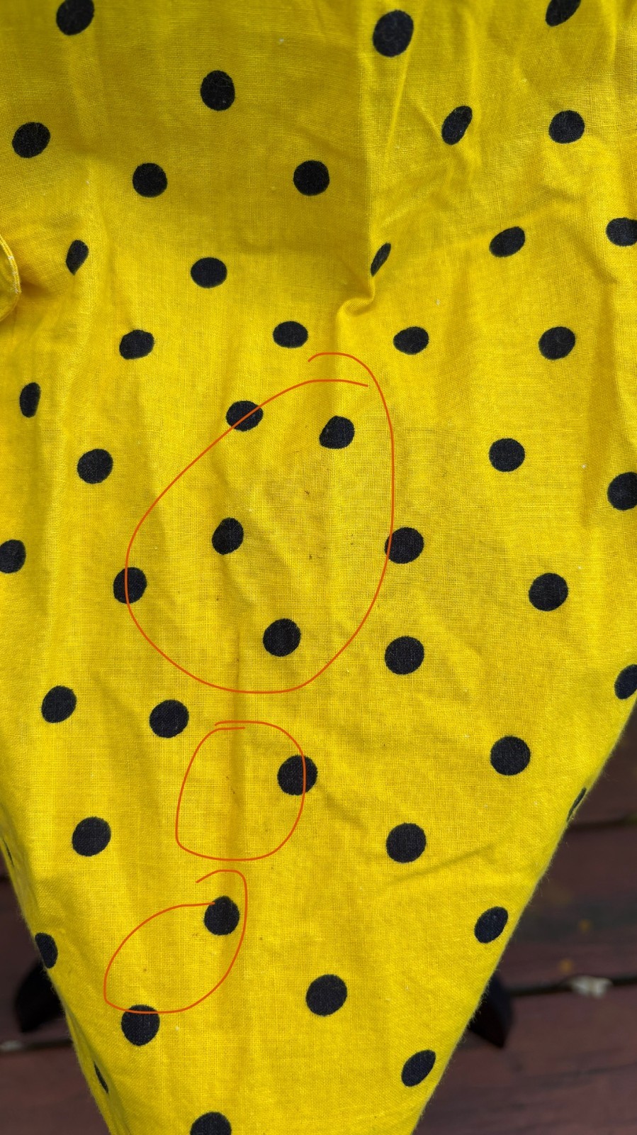 vtg 70s 80s New Wave Rockabilly Clowncore Polka Dot Short Sleeve Wrap Dress