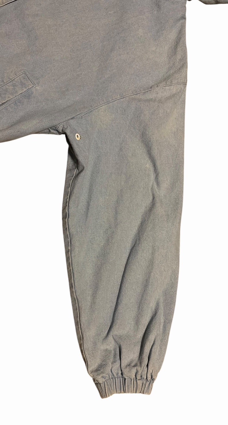 Eddie Bauer Outsoor Chambray Denim Jacket Women’s M Light Blue Hooded Vintage