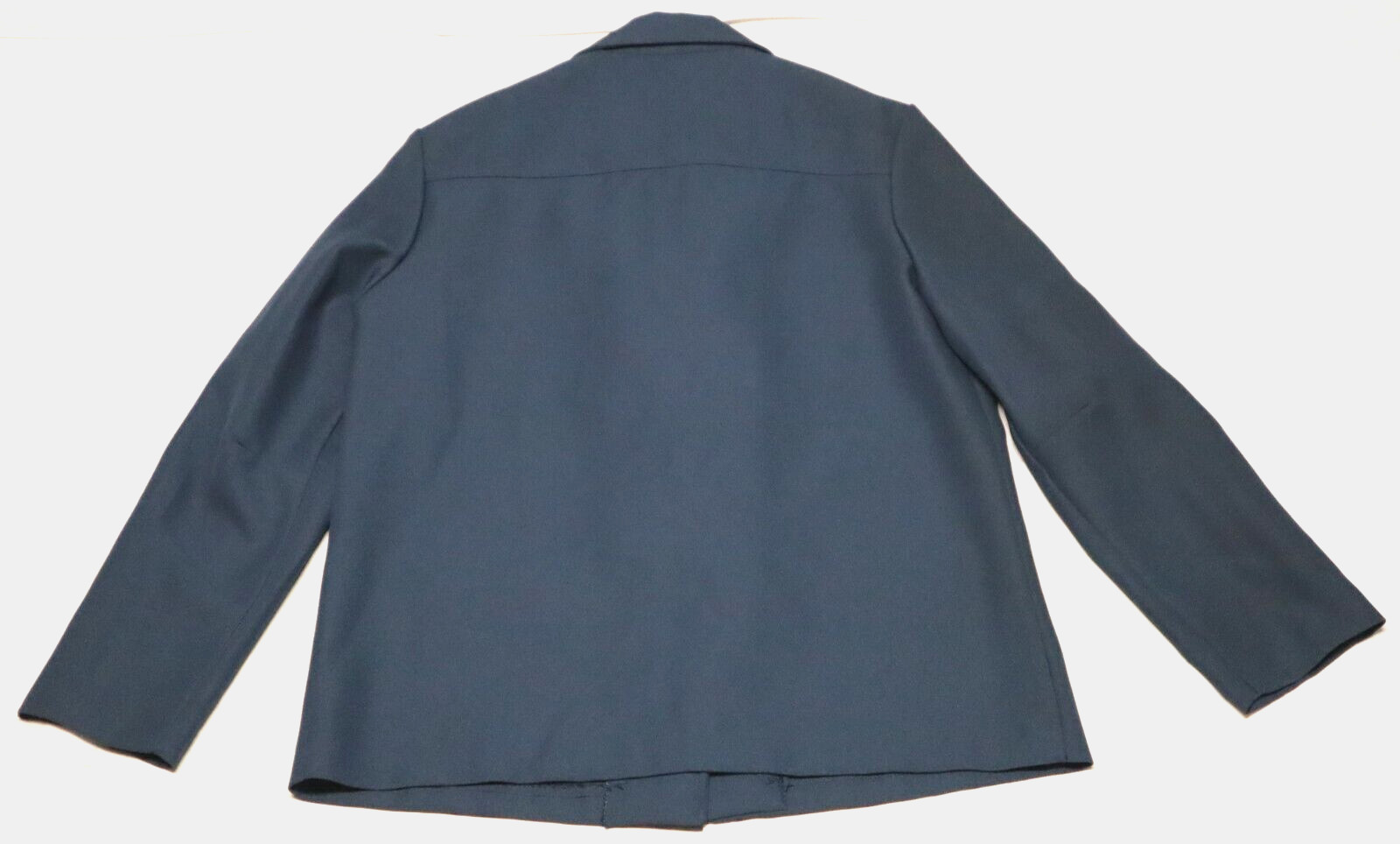 Vintage 1970s MOTIVATION by RUSS TOGS womens blue gray blazer size 16 (NWT)