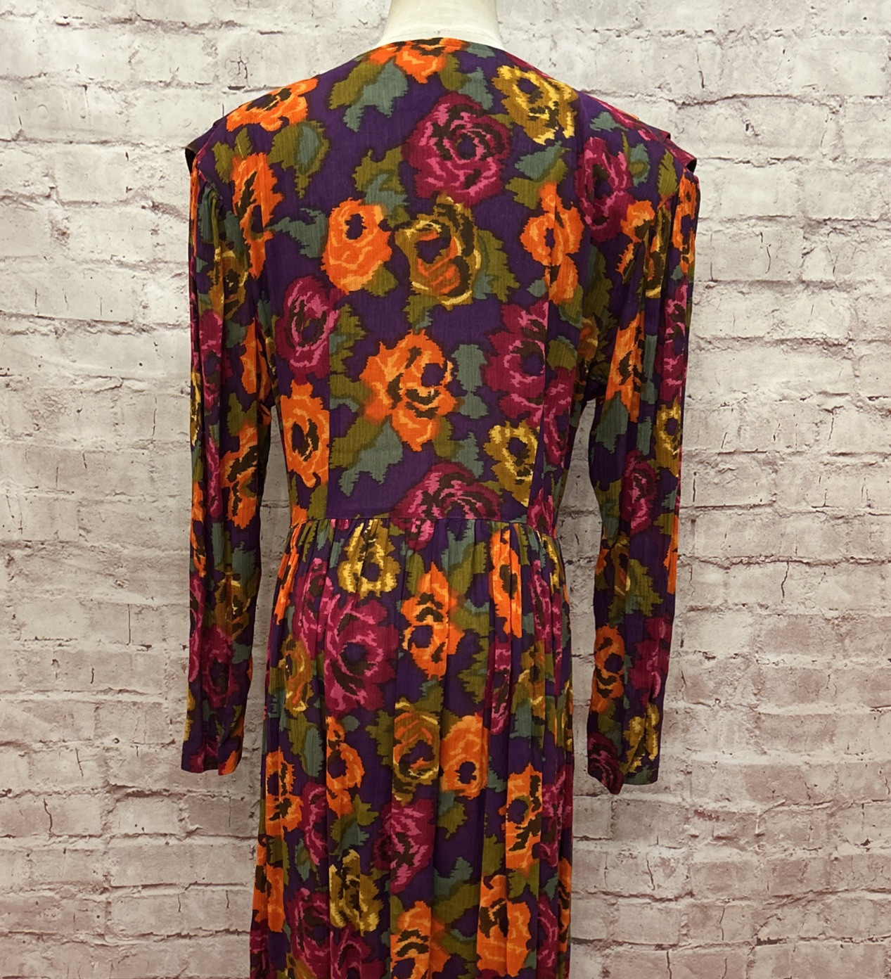 Vintage PASSPORTS OF PIER 1 IMPORTS Womens Dress S Cottage Core Floral 90’s