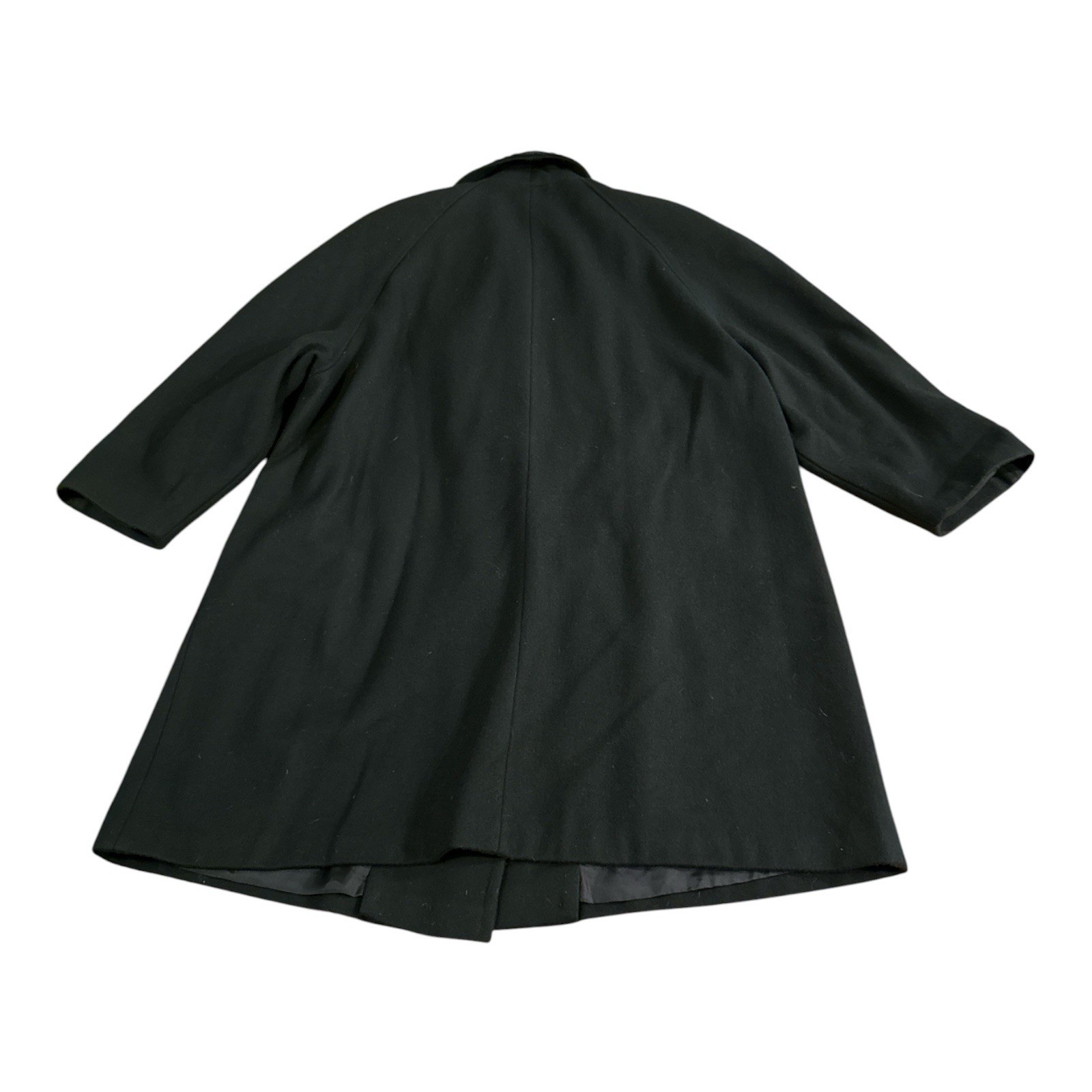 Vintage Lady Suzette Cotton Coat Women’s Large Floral Stitch Collar USA Elegant
