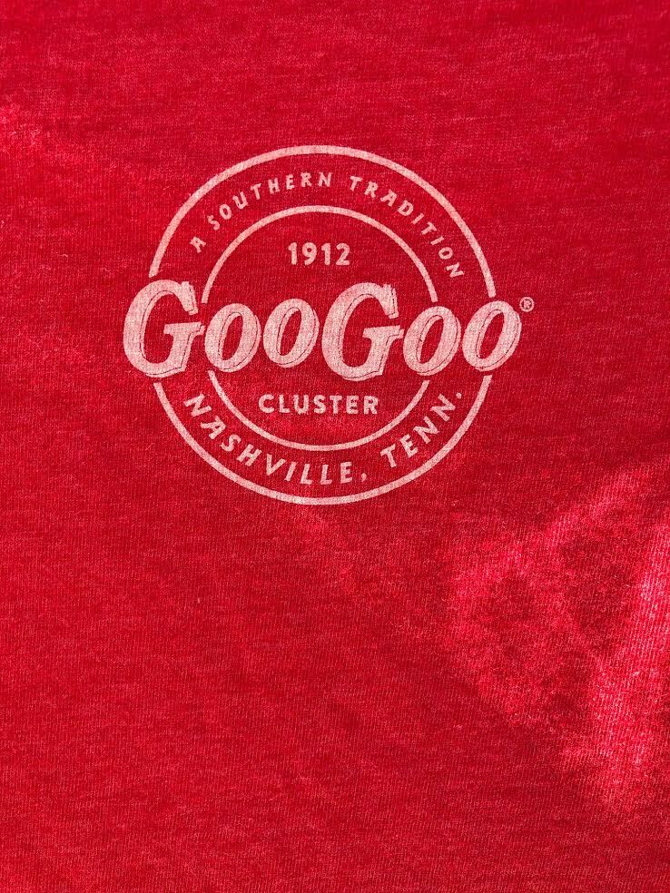 Vintage Kitsch Red Goo Goo Cluster Nashville TENN T Shirt Small