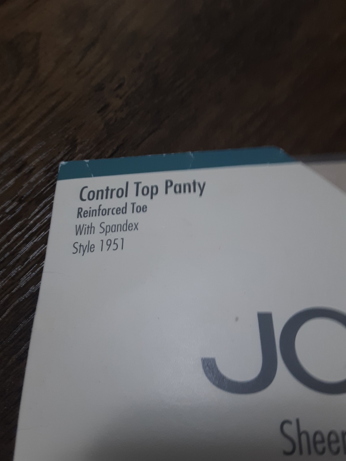 VINTAGE Jockey For Her Control Top pantyhose Sz. Small Color Sand NIP