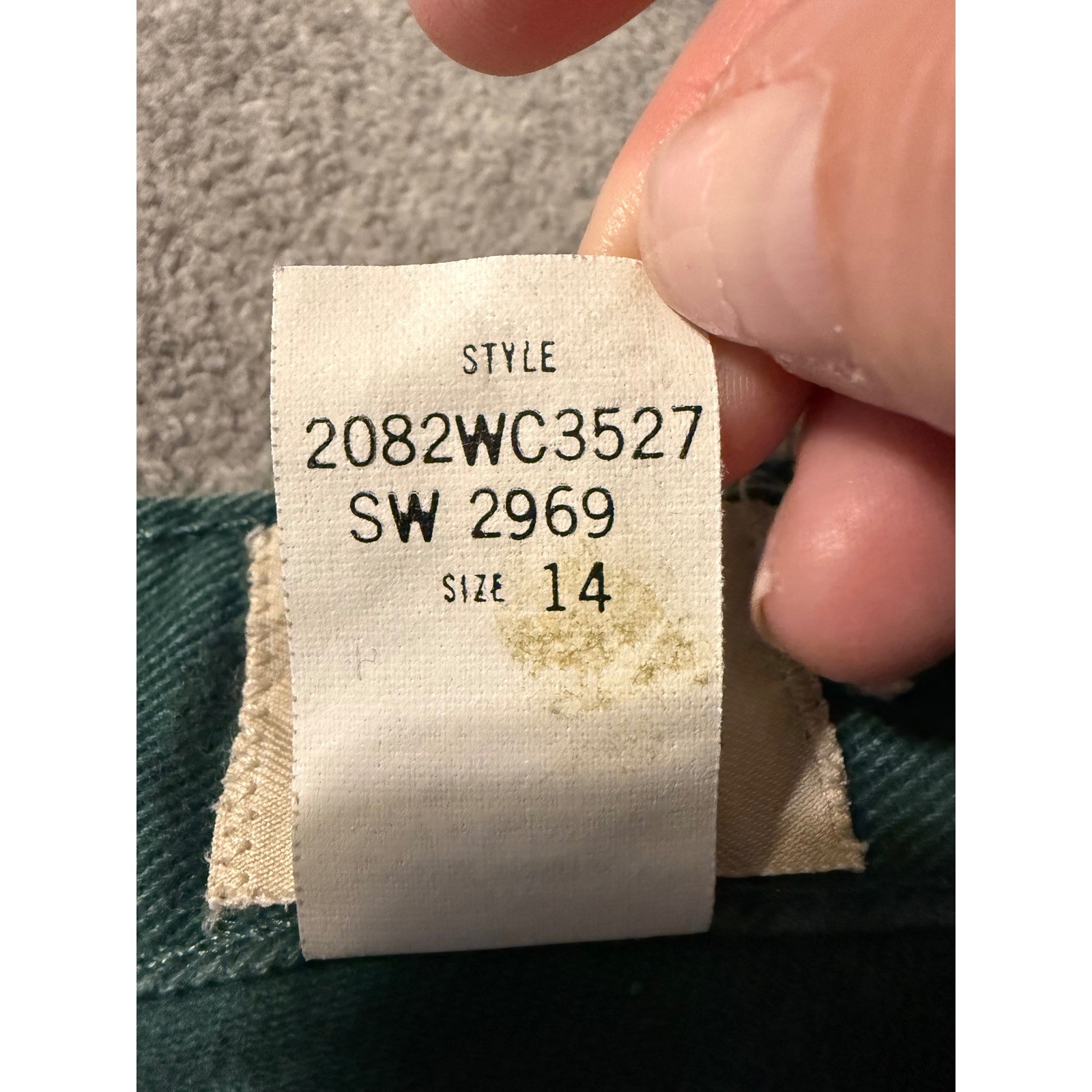 Vintage Sasson High Waisted Button Fly Green Mom Jeans 80s 90s Y2K Women’s 14