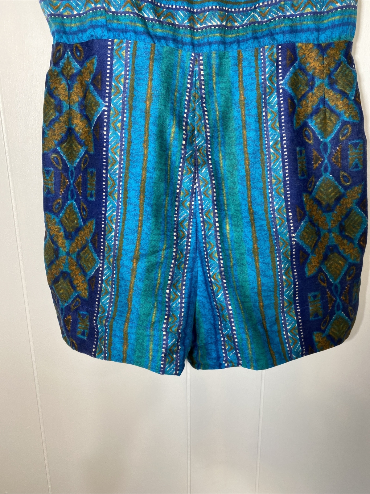 RARE Vintage Nani of Hawaii S/M Swimsuit 40/50’s Cotton Pin-Up Luau Shorts 0257