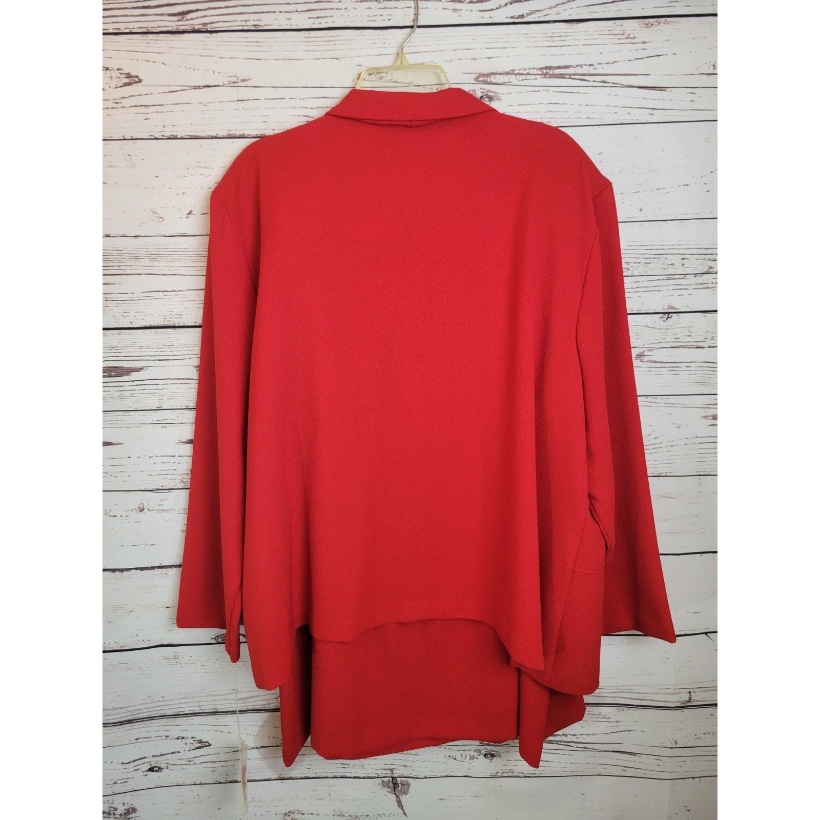 Cassada Skirt Suit Set Vintage Plus Size 24W Professional Career Minimalist Red