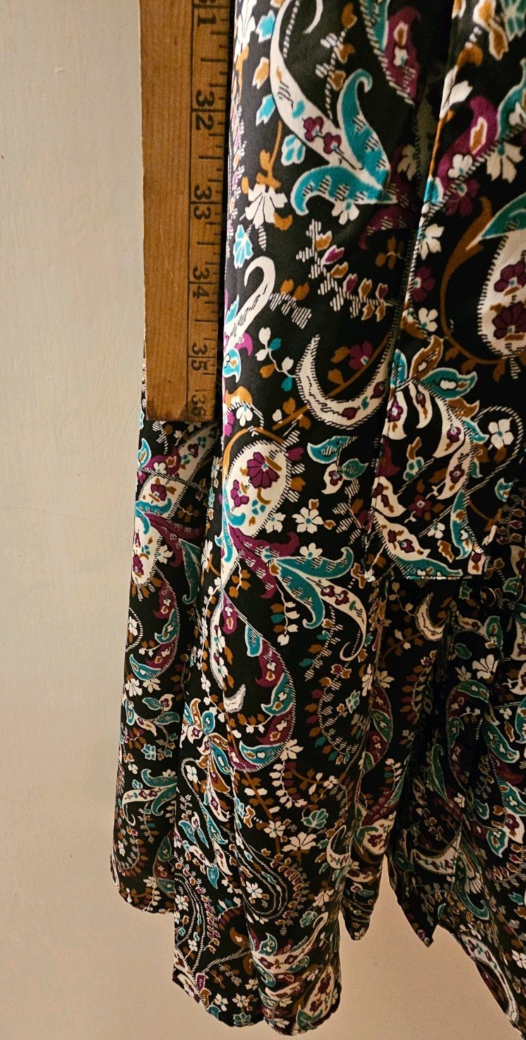 Ann Taylor Black Multi Color Floral Long Sleeve Dress sz 10 NEW WITH TAGS Lined