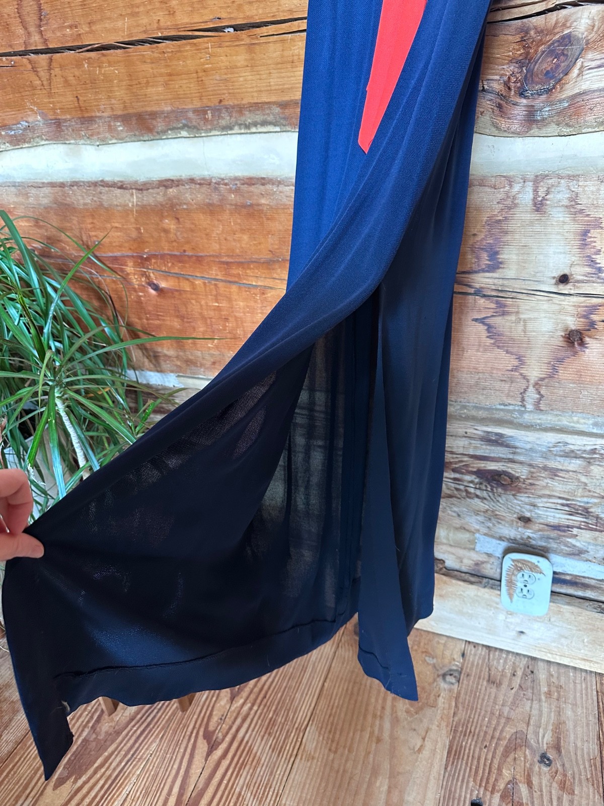 Vintage Bicentennial Dress – 1976 Polyester Maxi Dress