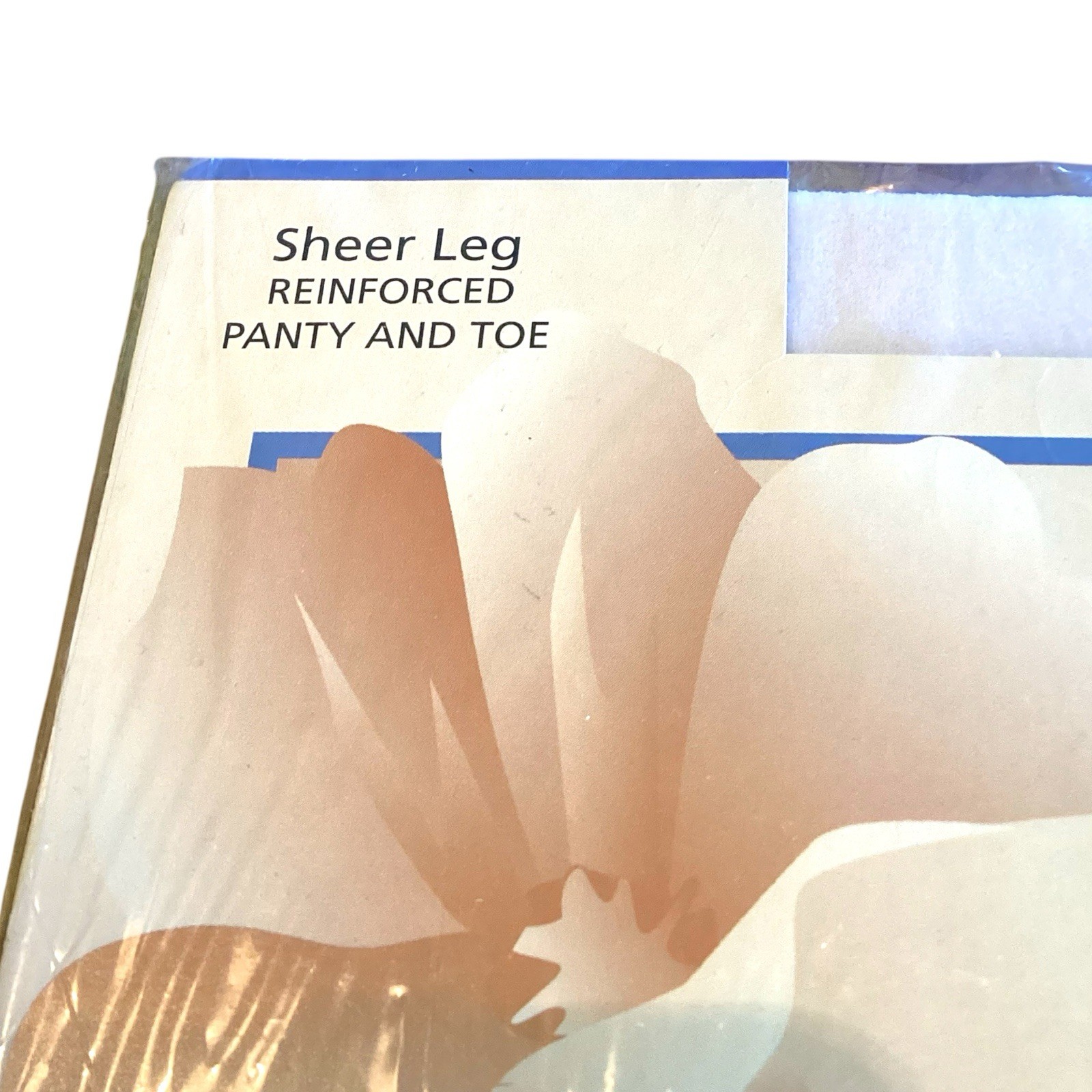 Vintage 80s 90s SABRA White Sheer Leg Pantyhose, Size A Hosiery NOS