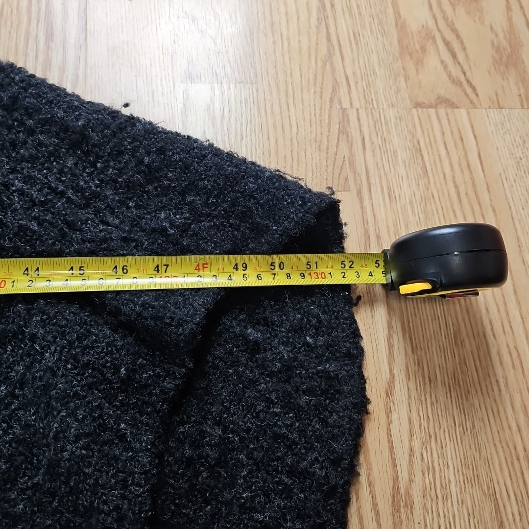 Vintage WEAVE O’ THE IRISH Wool Hand Knit Open Front Cape Poncho Button Scarf