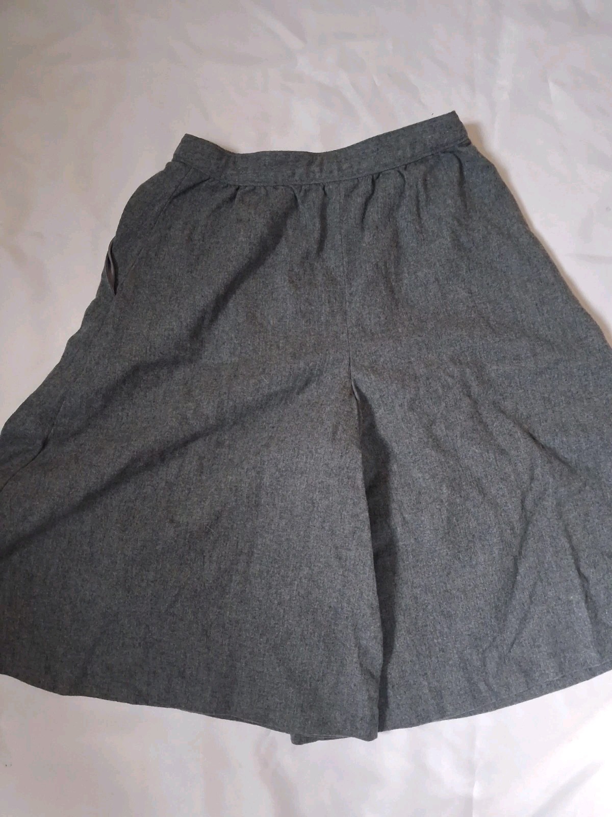 Vintage Pendleton Culotte Pants, 10p% Wool USA Size M Victorian Style Pants