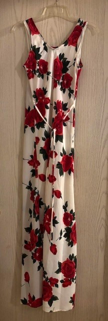 Vintage Jay Jacobs Sleeveless Polyester Dress w Full Nylon Slip Women’s Size 3
