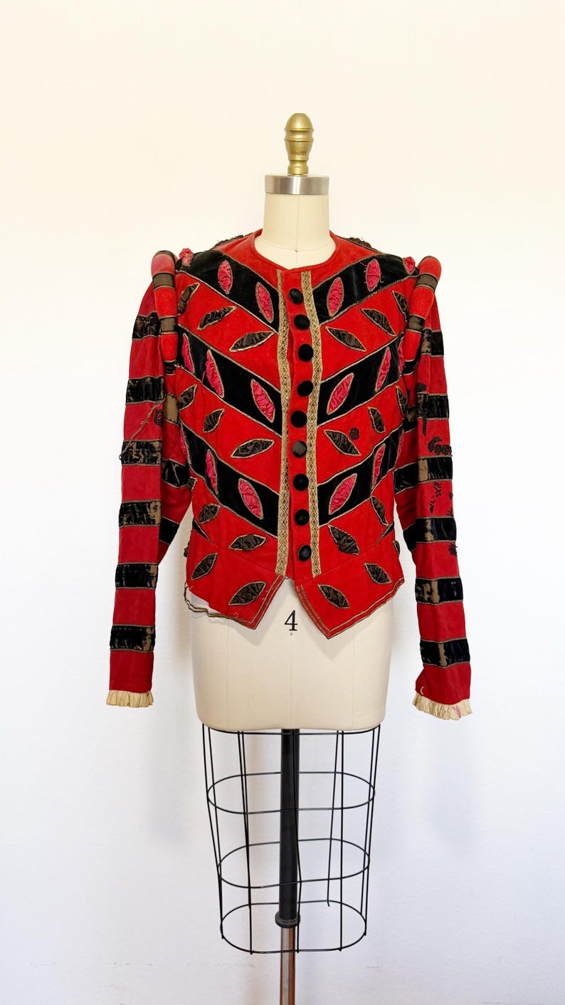 1800s Theatrical Jacket / 1800s Ballet Jacket / Antique Jacket / Size Medium