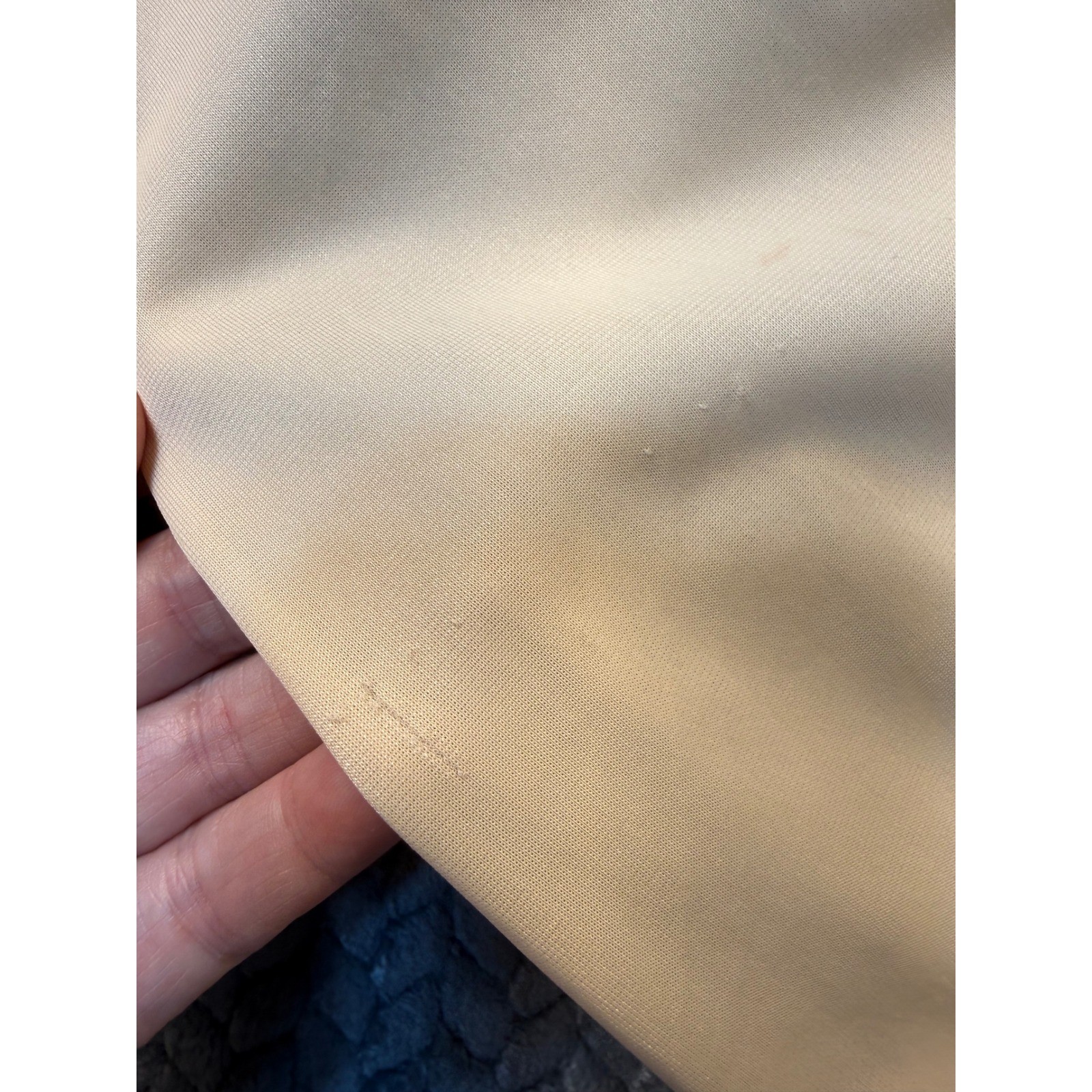 Vintage Charmode Sears Half Slip Beige Lace Floral Embroidery Small 25 Inch Long