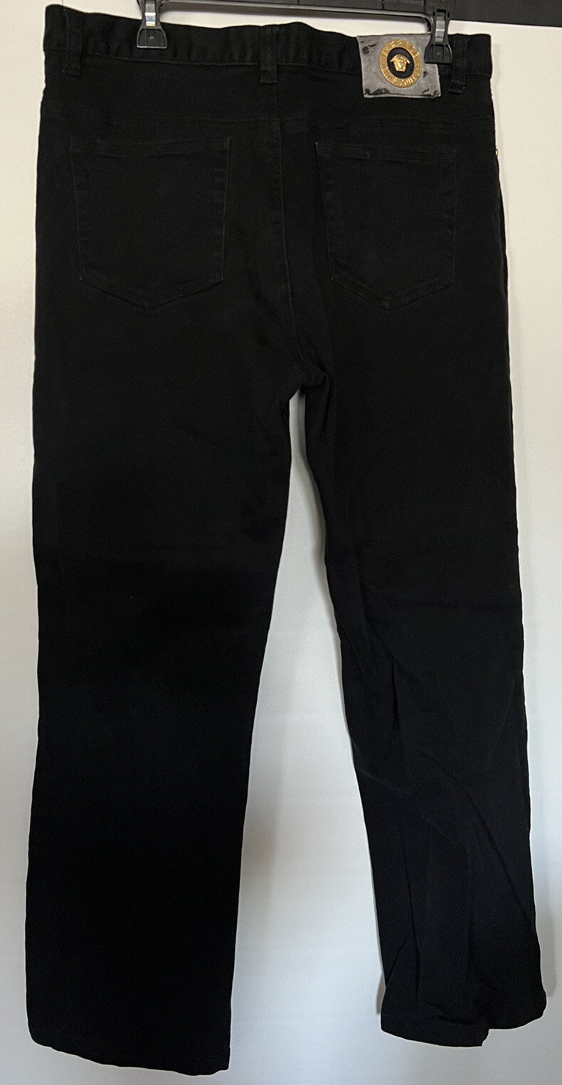 VERSACE Jeans Couture Vintage Jeans Black Size 36X29 Piecen 978411