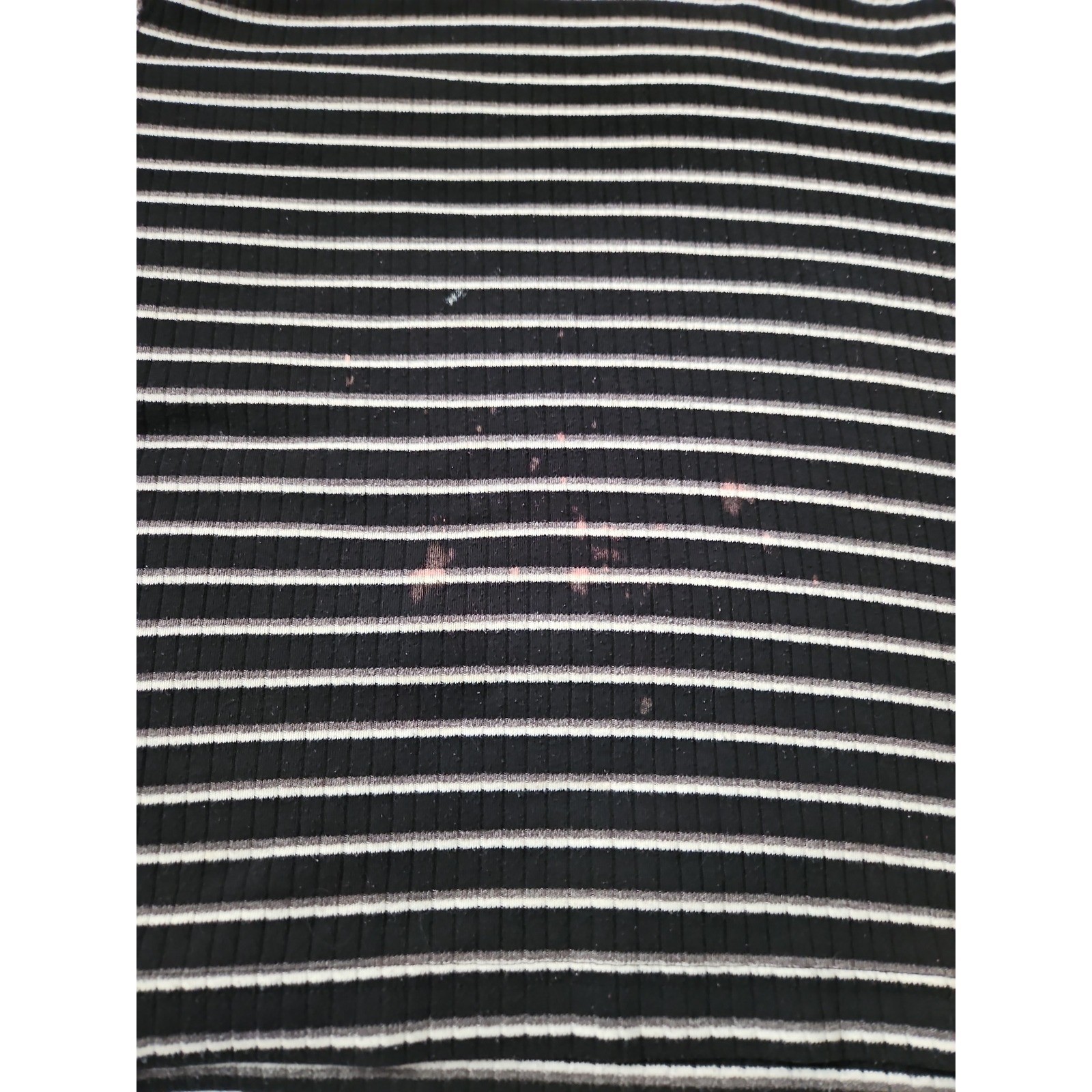 Vintage 90s Classic Elements Mock Neck Striped Ribbed Sweater Shirt Medium Thras
