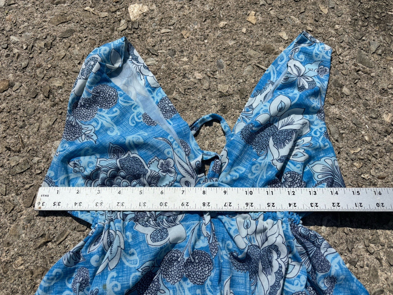 VTG 60s Lord & Taylor Sun Dress,cinched Waist floral Print.made Italy.medium