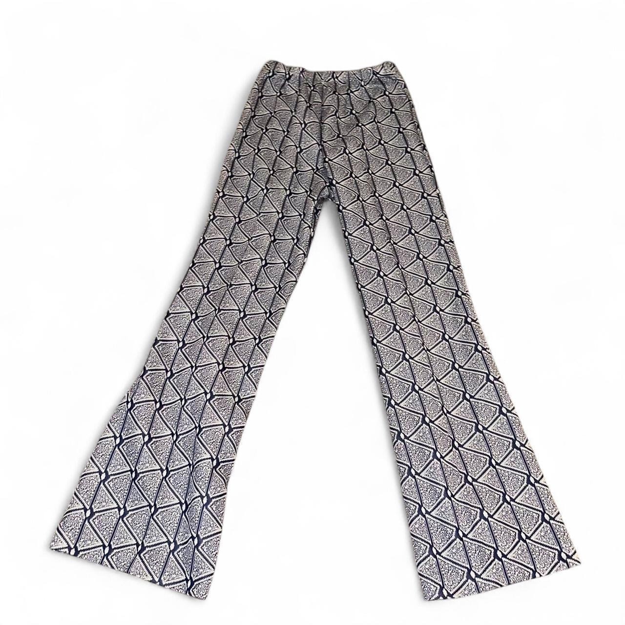 Vintage Bell Bottom Flare Festival Pants Dopamine 70s 80s Groovy
