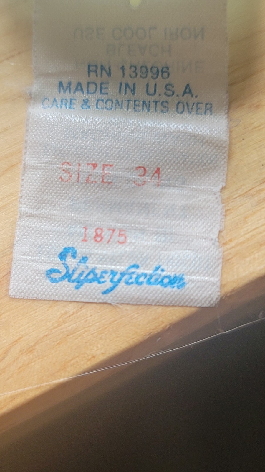 Vtg Sliperfection Full Slip Dress Lingerie Mint Non Cling Nylon Lace 34 READ