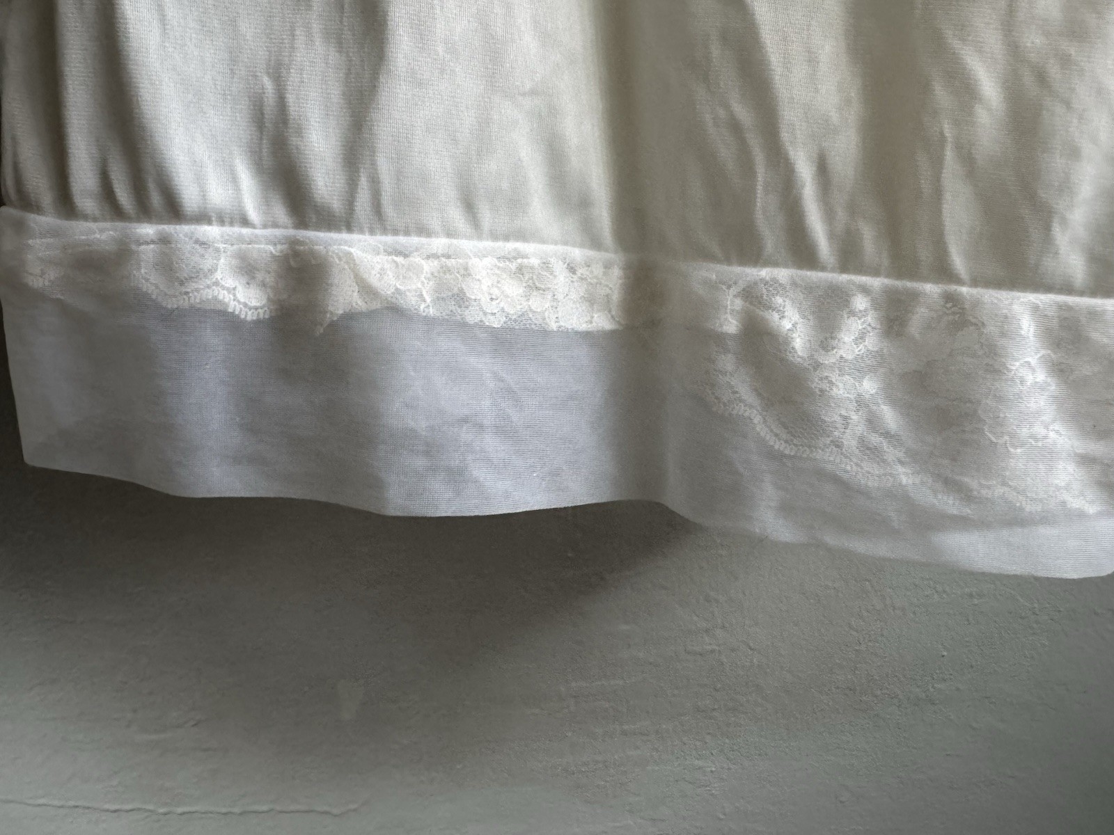 Vintage Lace Trim Slip