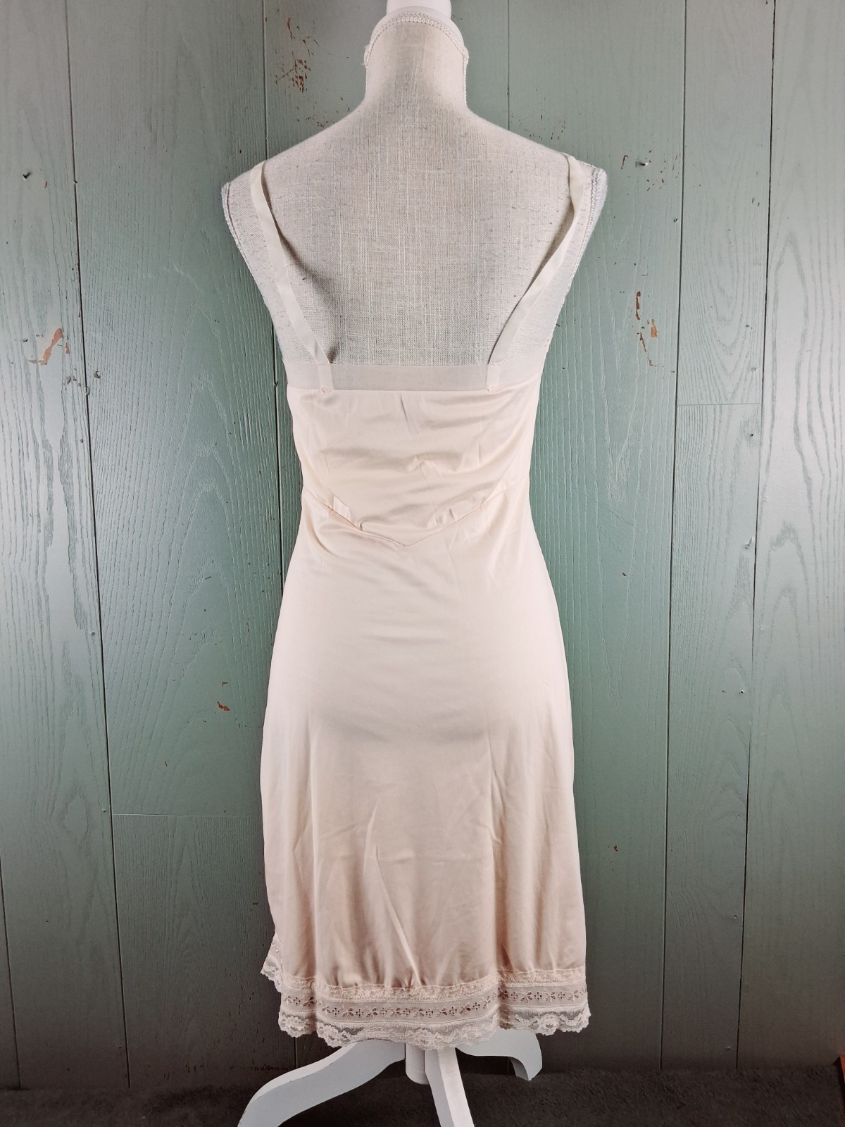 Vintage Gaymode Penneys Slip S 32 Nude Lingerie Fairy Coquette Lace Midi 60s