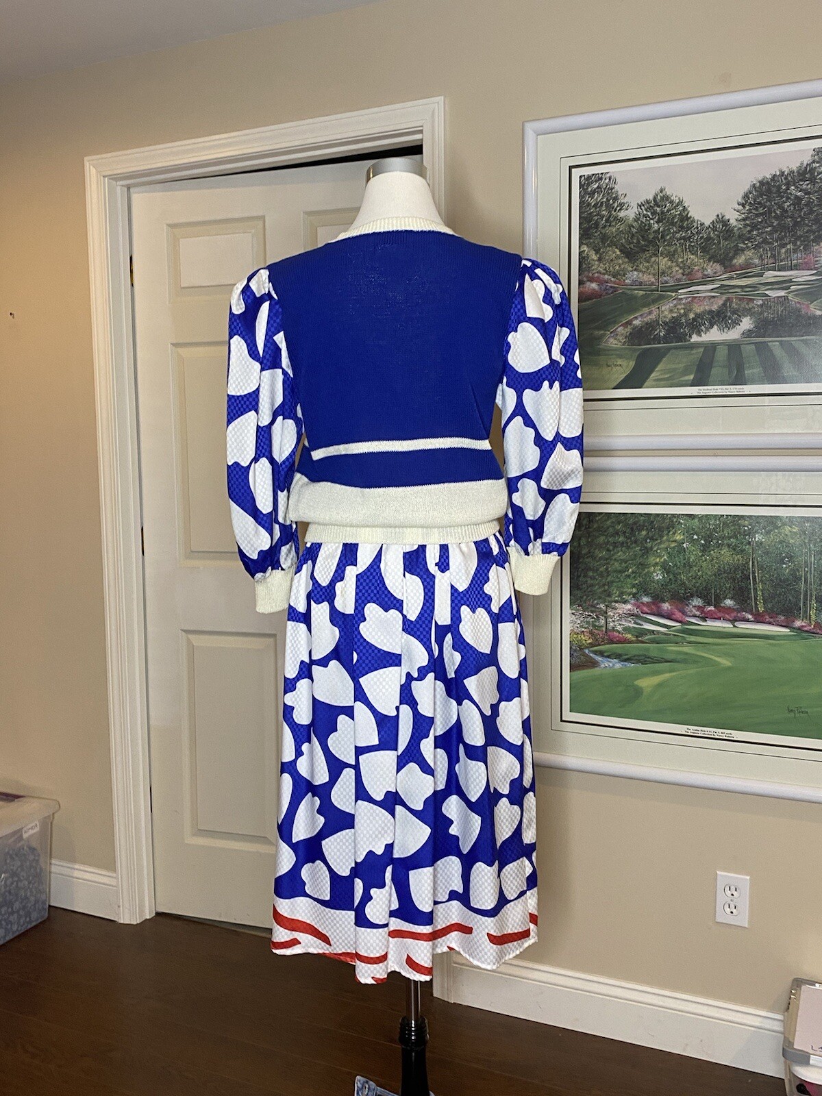 Vintage Jaymee Papell 3 piece Skirt, Sweater, Scarf