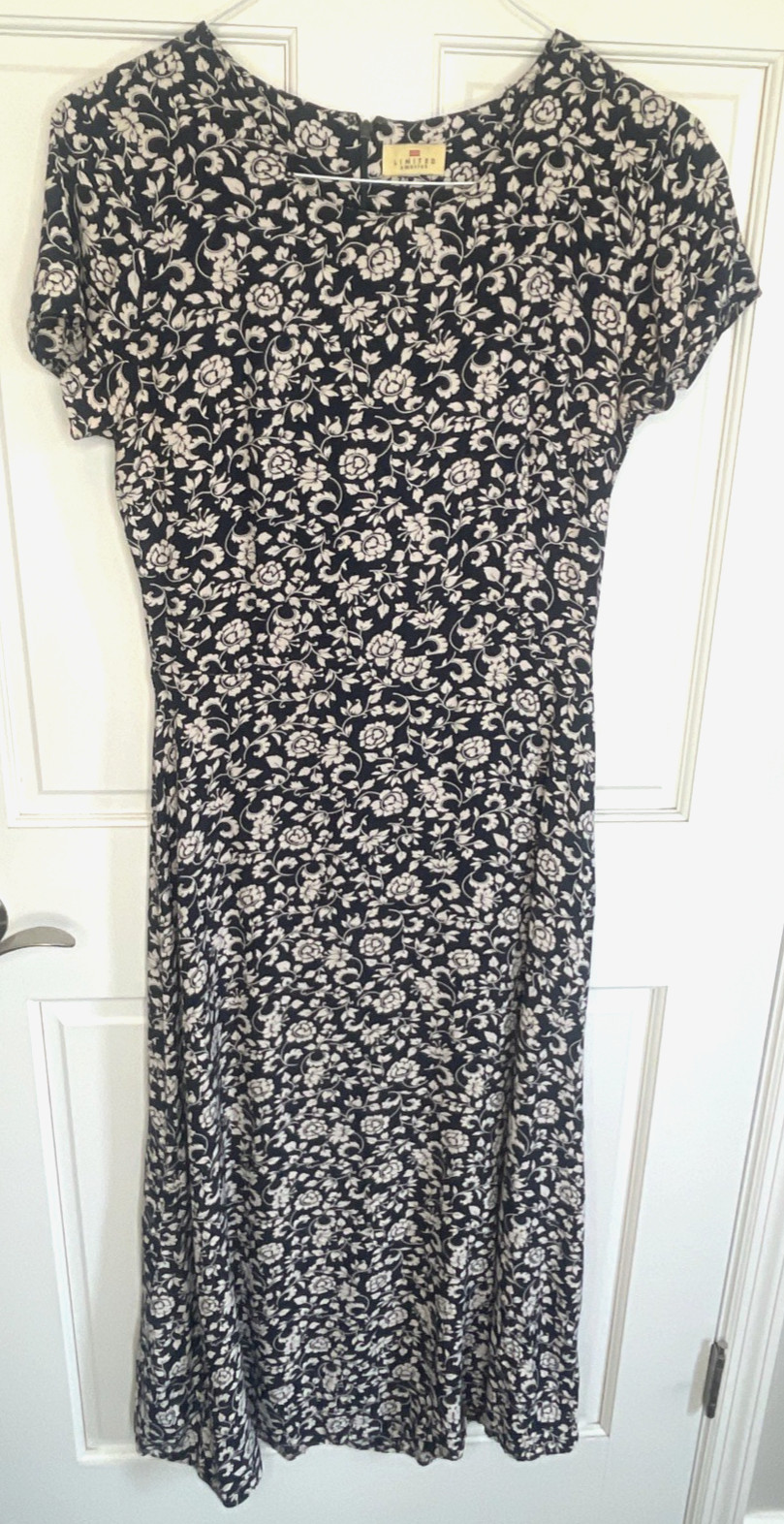 Vintage 90s Women’s Retro Floral Maxi Dress Sz 8 Y2K Whimsigoth Boho Cottagecore
