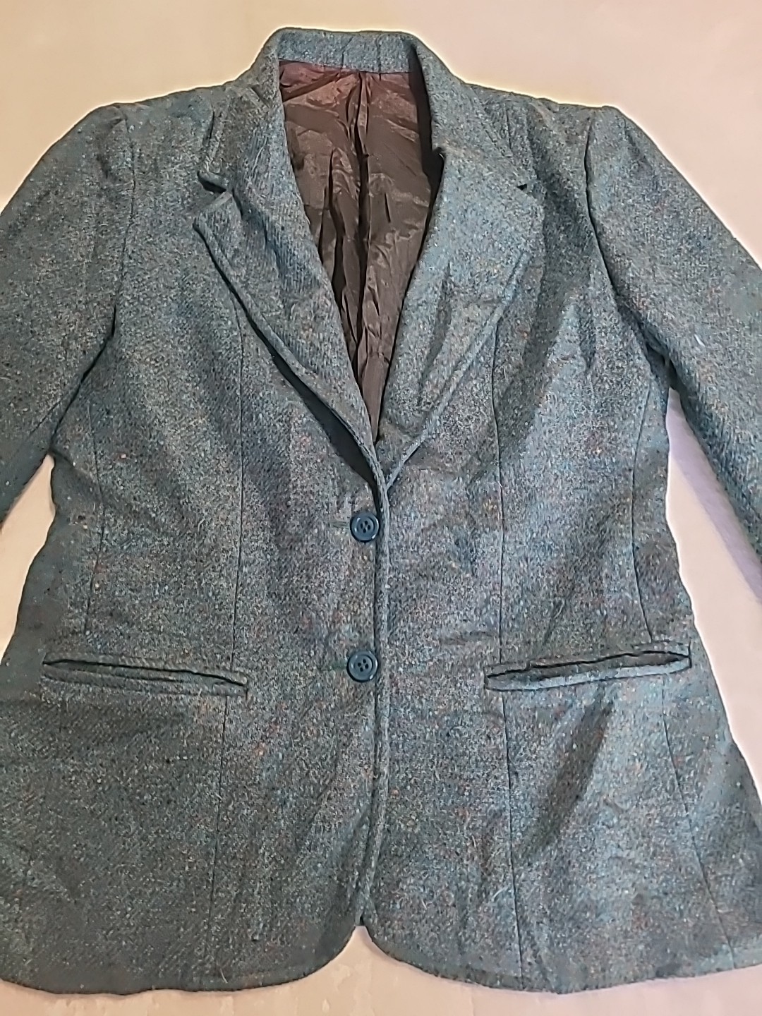 VTG Adolfo Esprit Women’s Wool Coat Green Size 6