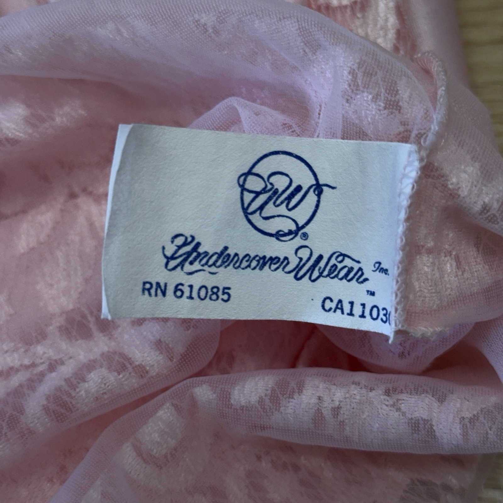 Vintage Pink Lace Slip Size Small Nightgown Lingerie Lace Ethereal Fairy Whimsi