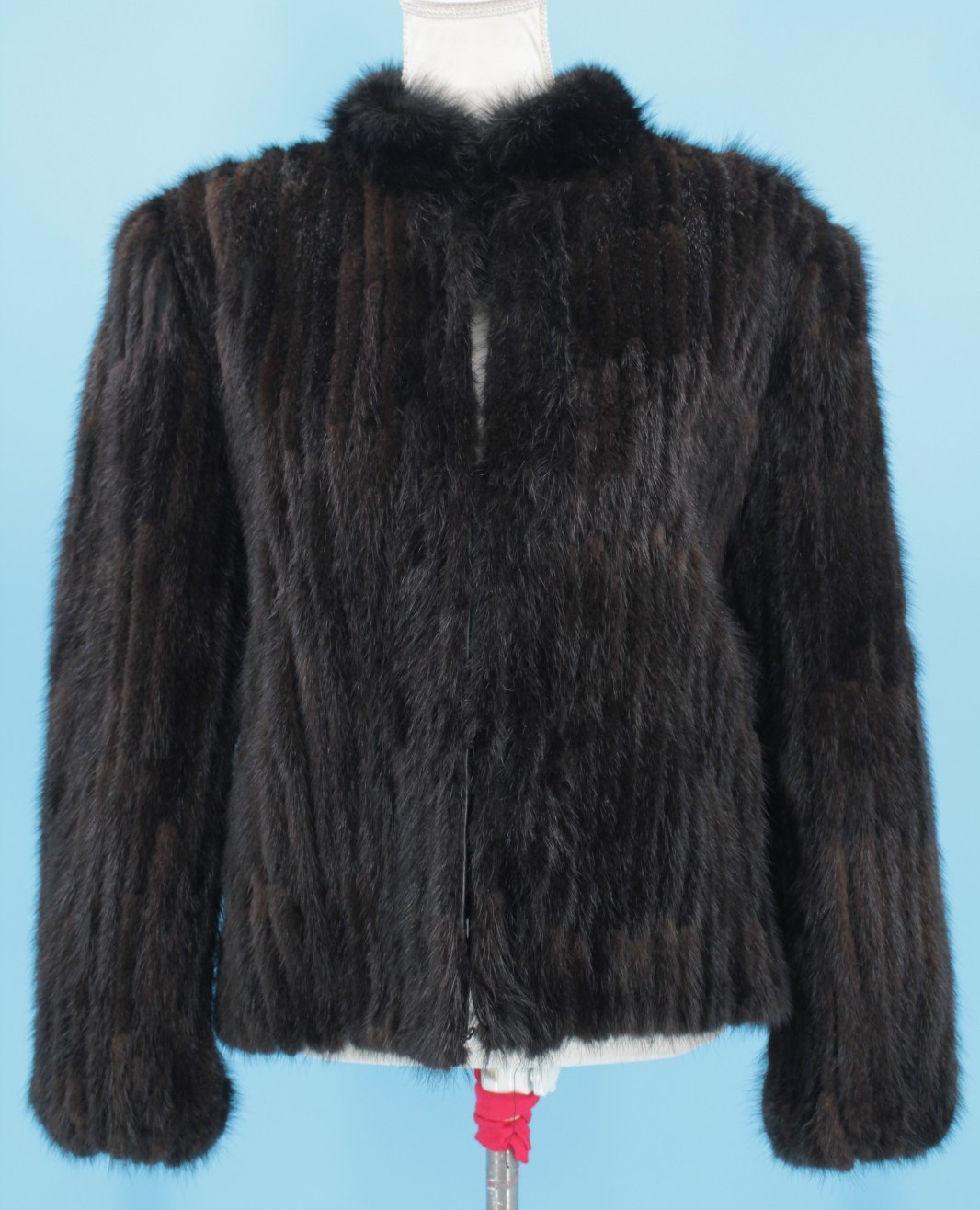 VTG Women’s Chocolate Brown Mink Fur Jacket / Coat S/M Alaskan Furs / Saga Mink