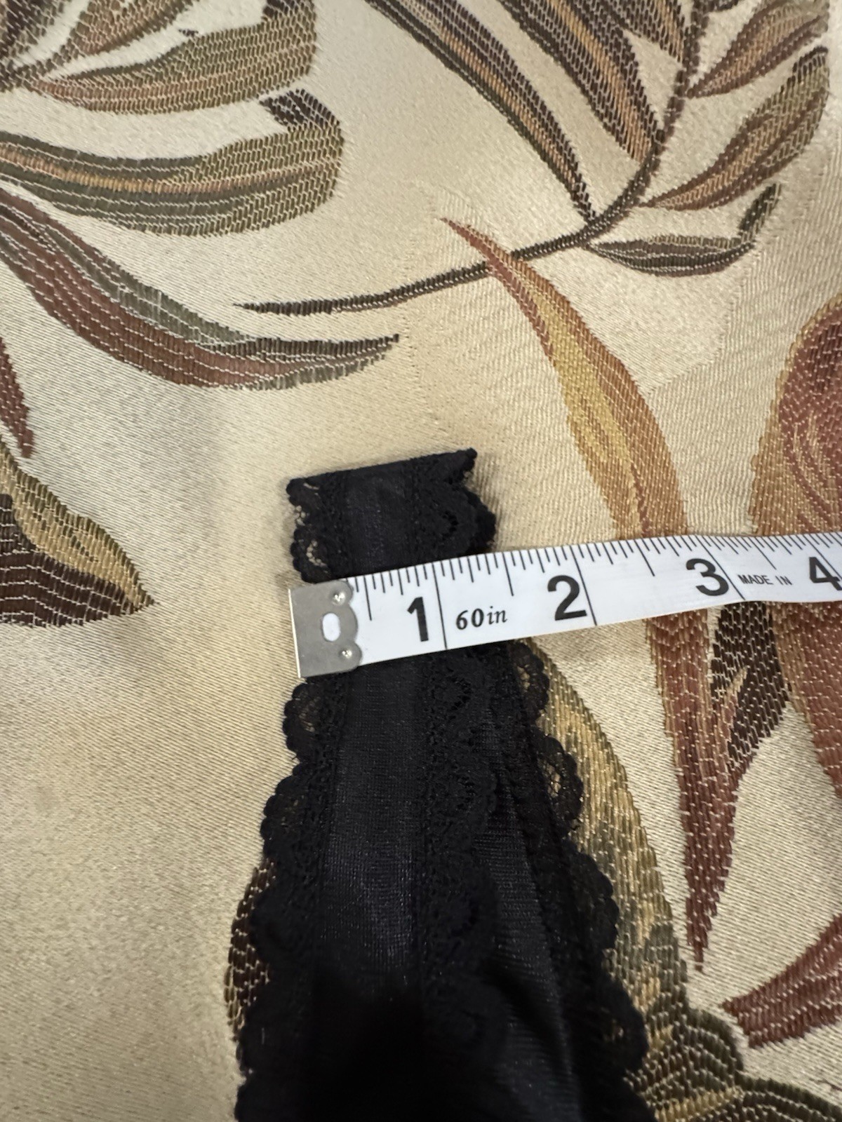 LADIES VTG WARNER PERFECT MEASURE Black HALF SLIP & CAMISOLE SET size MEDIUM/34