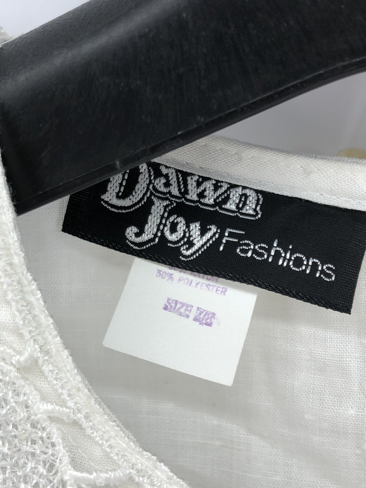 Vtg Dawn Joy Fashions Prairie Dress Womens Juniors Size 7/83/4 Sleeve Lace Trim