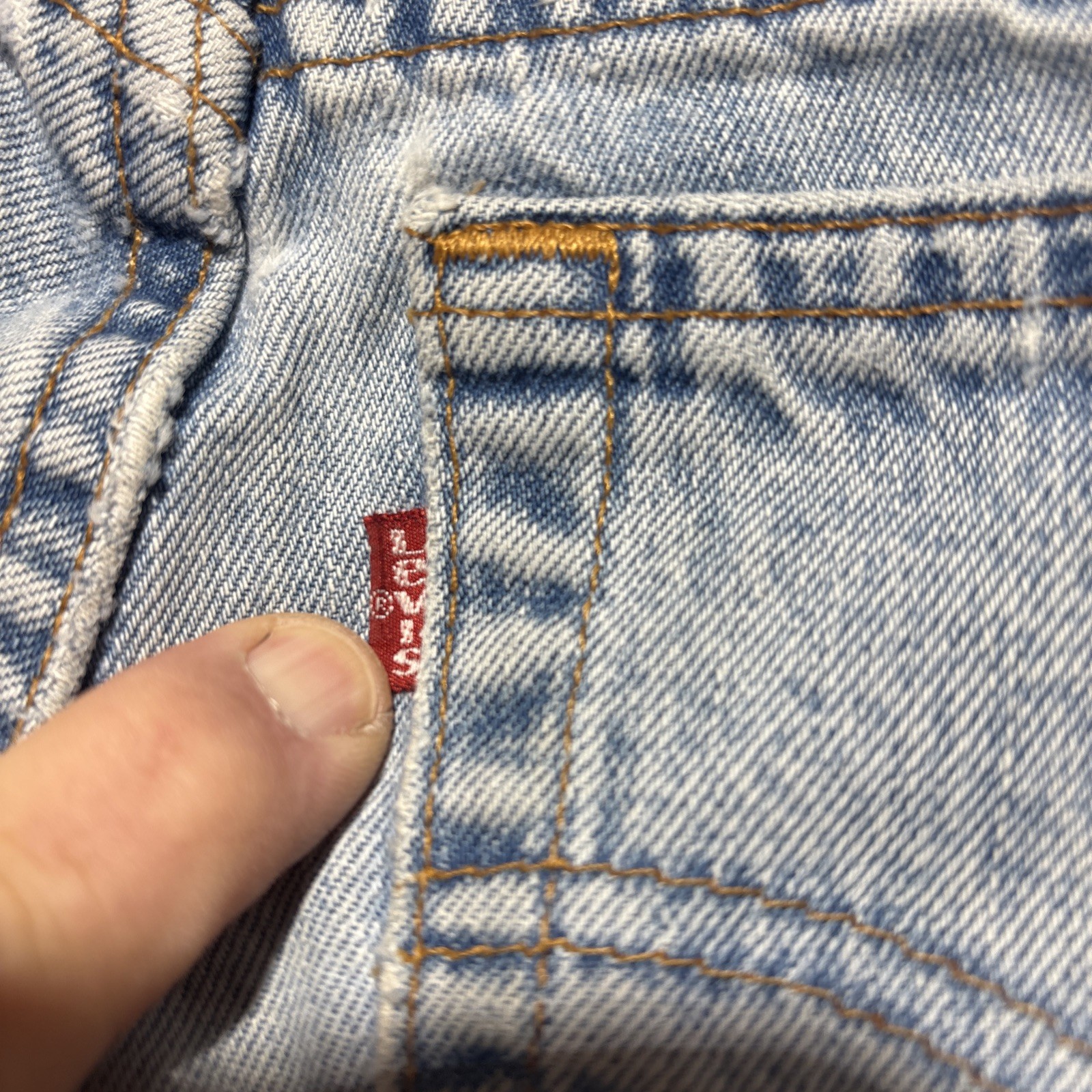 Vintage Levi’s 551 Red Tab 1995 90s Mom 11.5 Rise Jeans 6 Pet Distressed. 1050