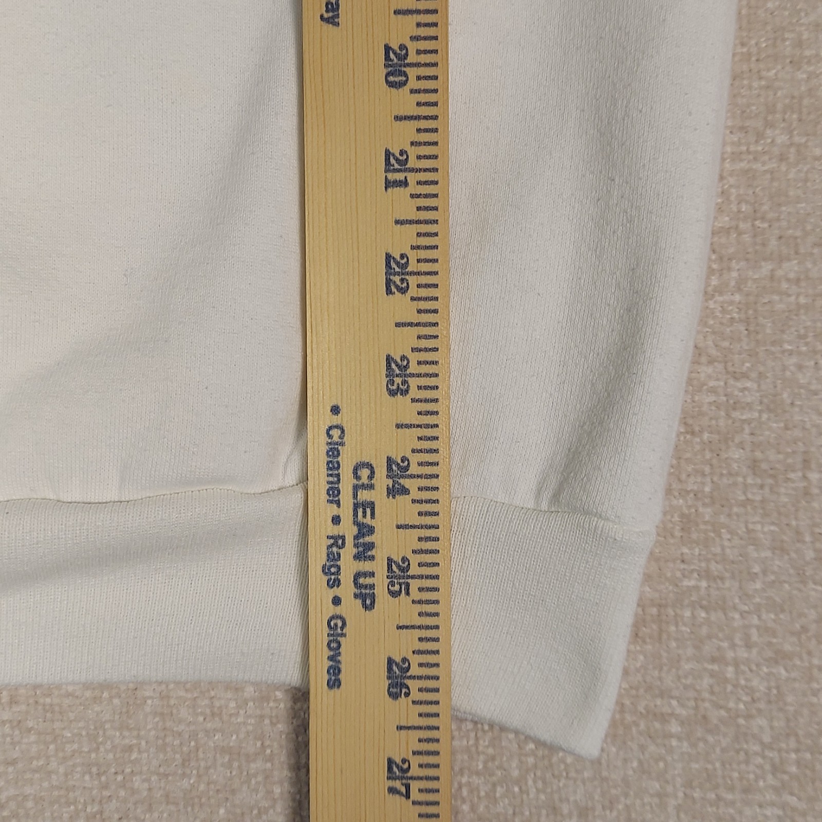 Vtg New York Broadway Crewneck Dance Sweatshirt White Size L Made In USA