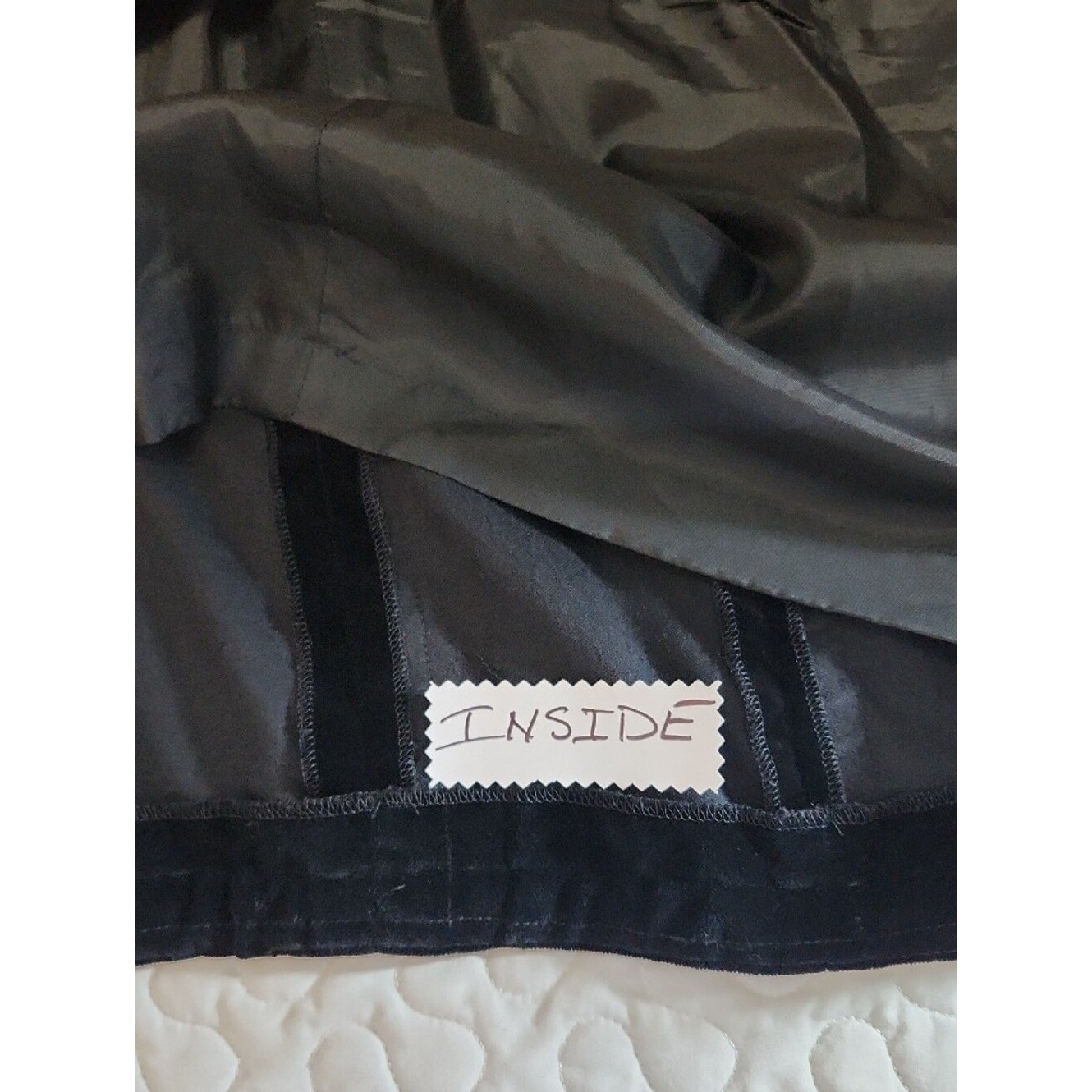 VTG Escada Black Velvet Strapless Dress with Pink Green Blue SEQUIN Gold BEAD M.