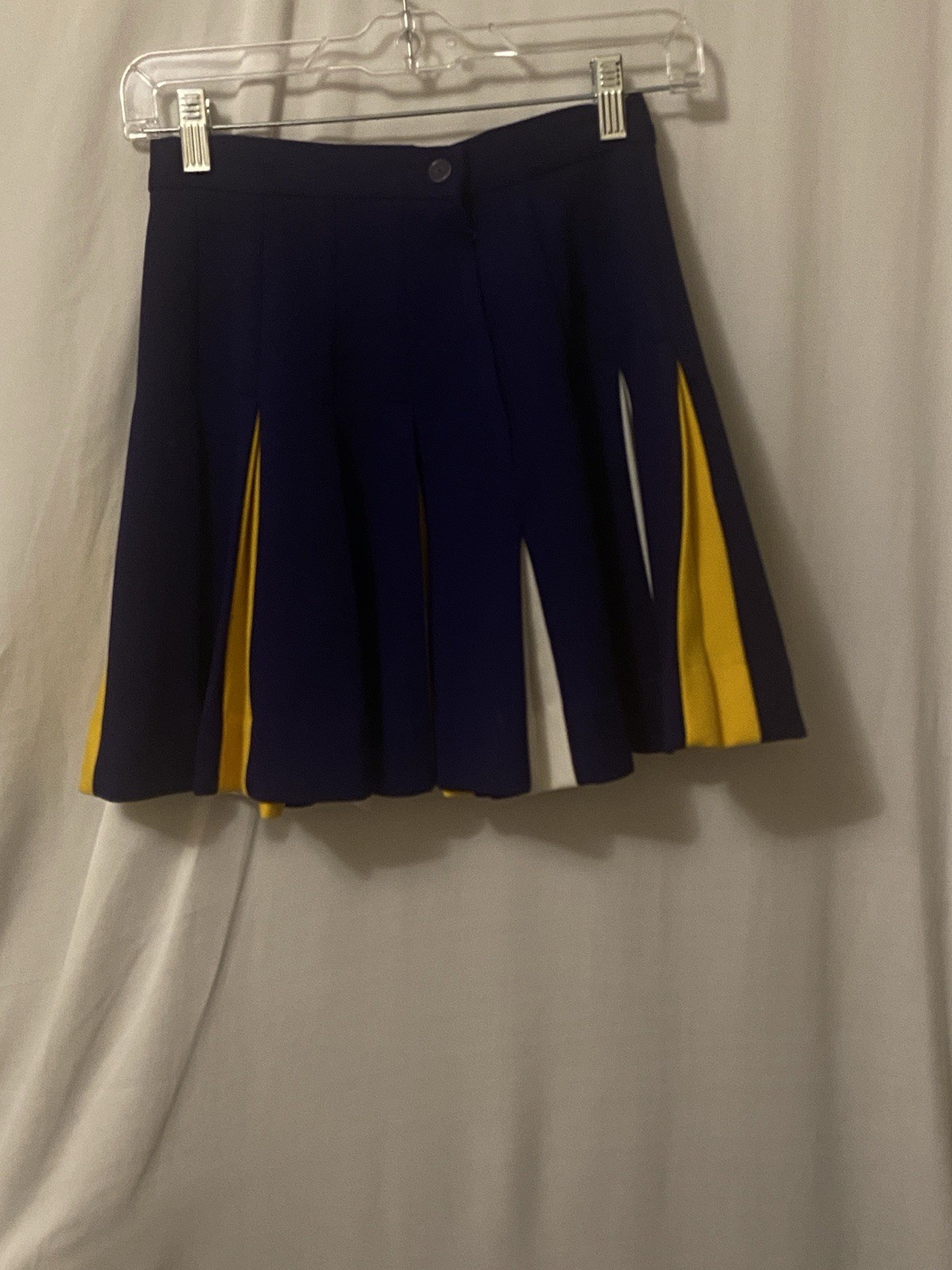 Vintage 60’s cheerleader Supply Co Inc Purple,yellow & White Cheer Skirt