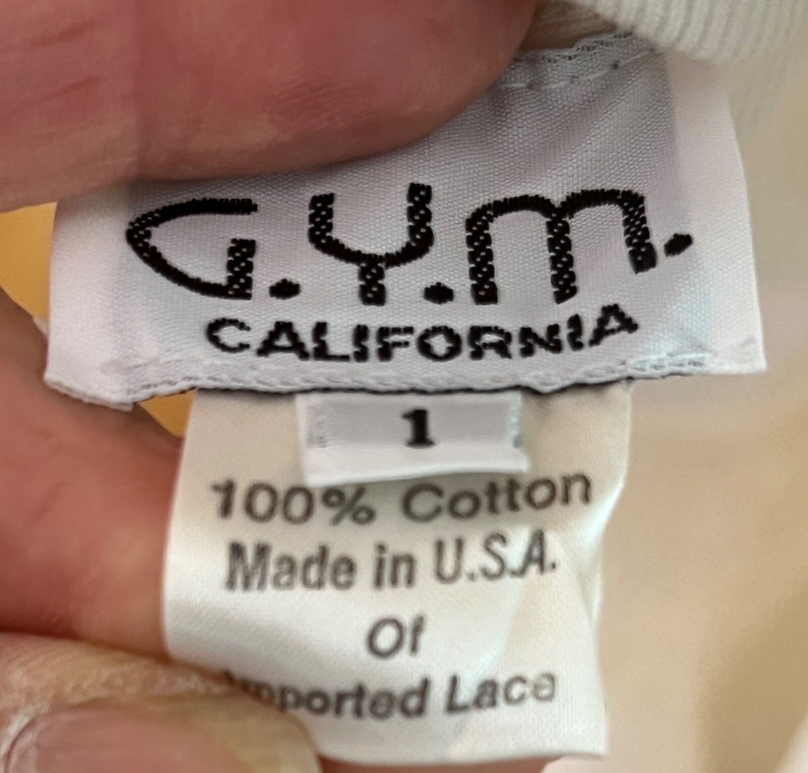 VTG 70s/80 G.Y.M. California 100% Cotton/Linen Imported Lace Ivory Maxi Dress