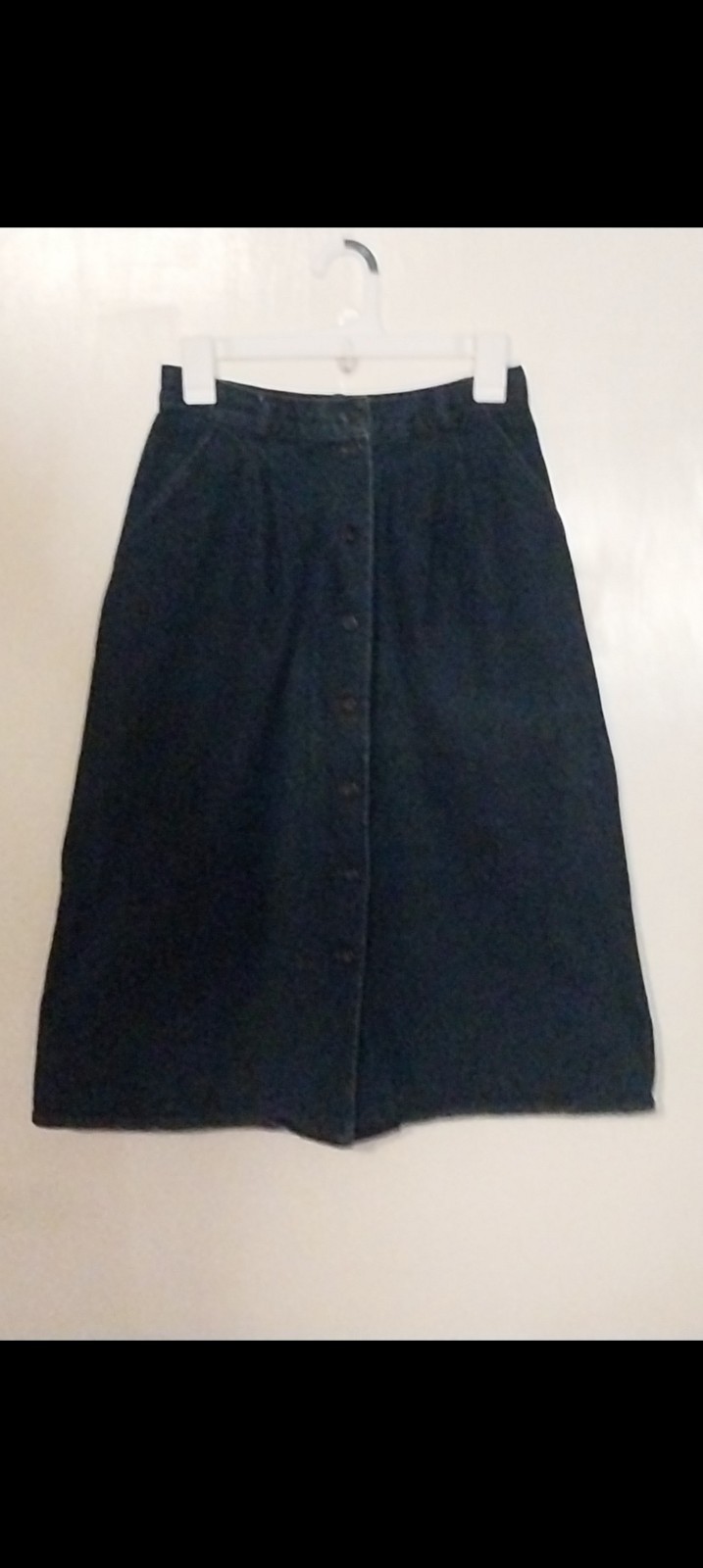 Vintage Jordache Prairie Denim Skirt Womens Size 11 Western 80s Boho