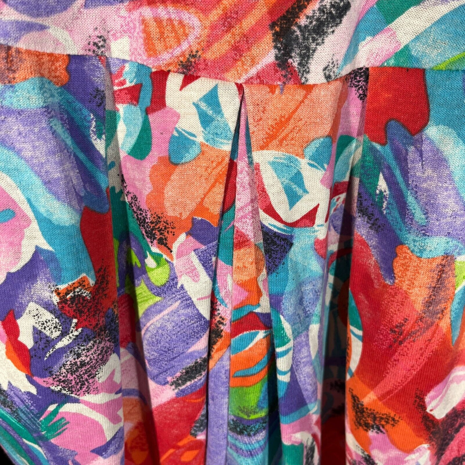 Eber San Francisco Vintage 80s Women Romper Bright Multicolor Punky Brewster Kid