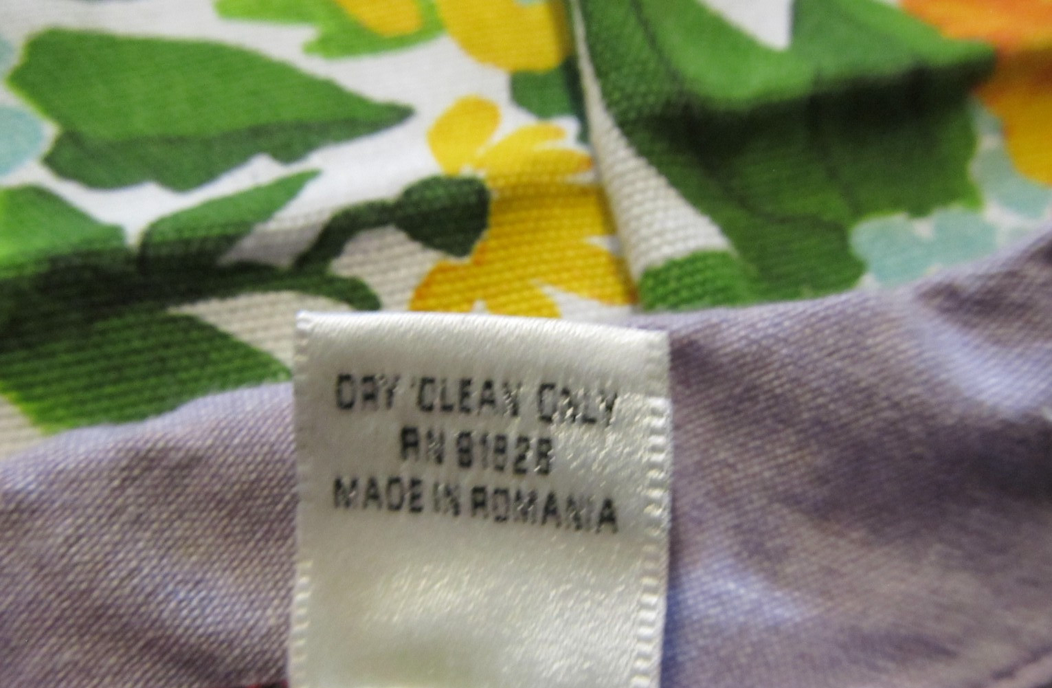 Vintage Byron Lars Shirt Tales lavender linen/cotton chambray jacket sz 4