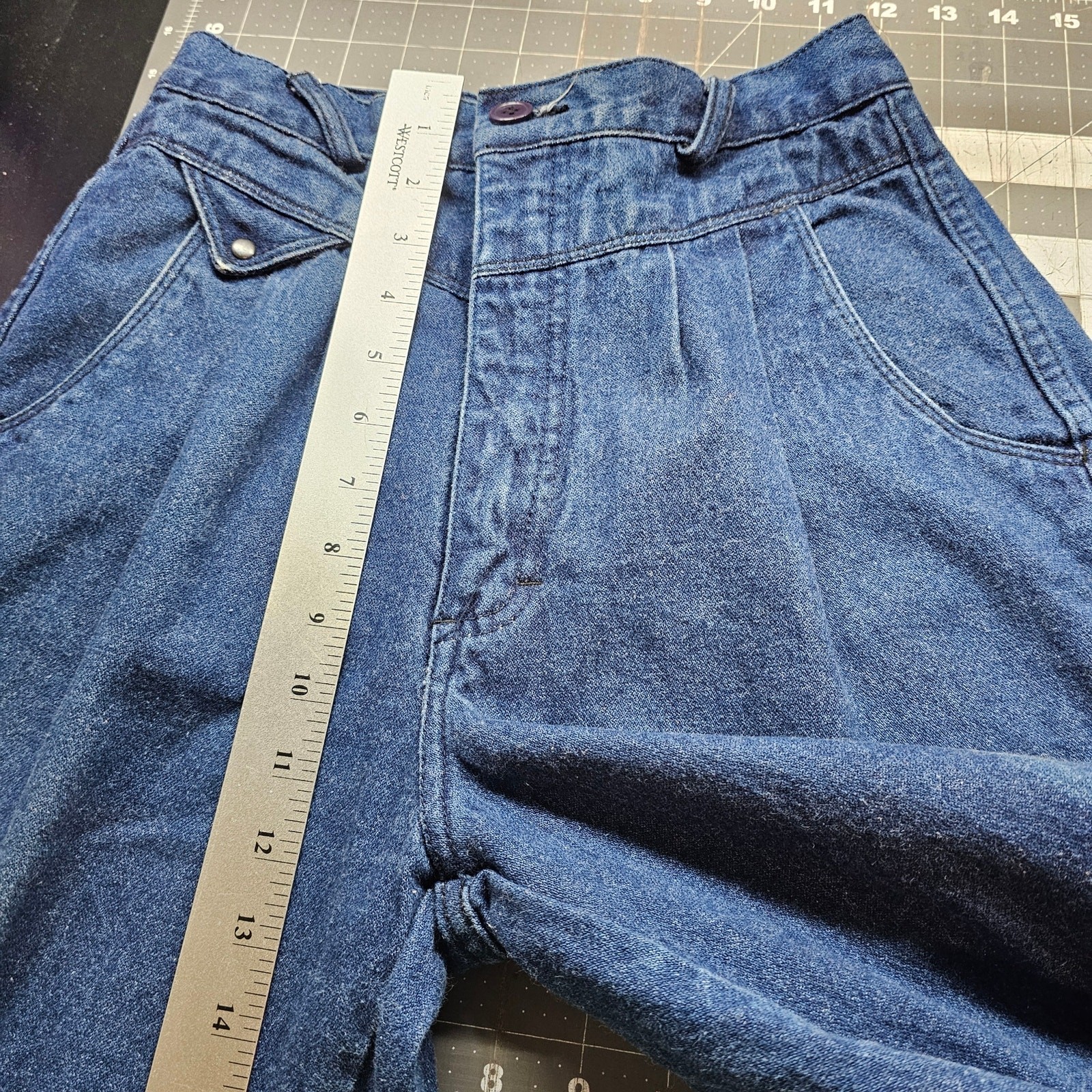 Rockies Vintage Jeans Women Size 4 80s Blue Tapered High Rise Western Retro Farm