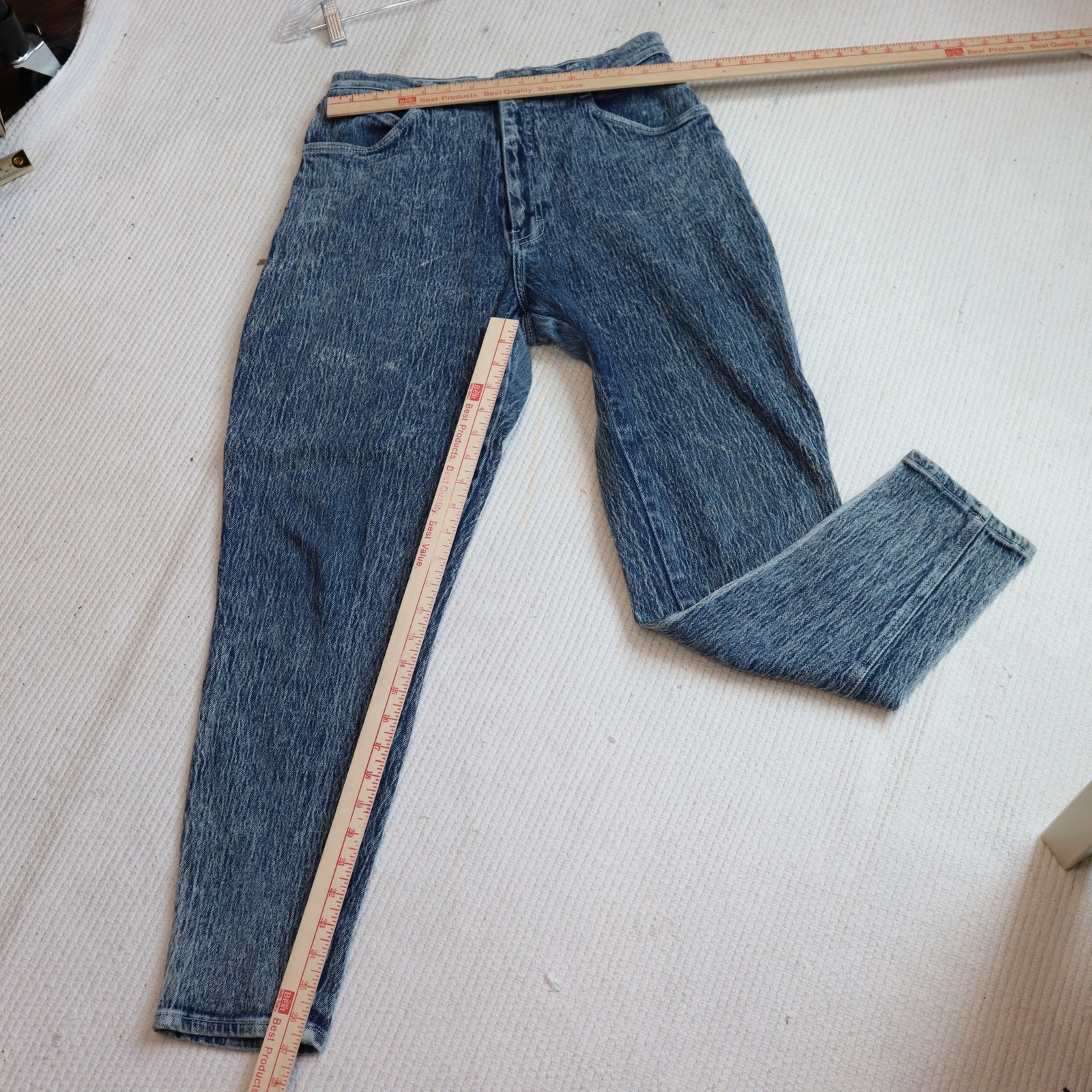 Vintage Filippo-Totti High Waist Mom Jeans Acid Wash Size 13/14 Tapered Leg