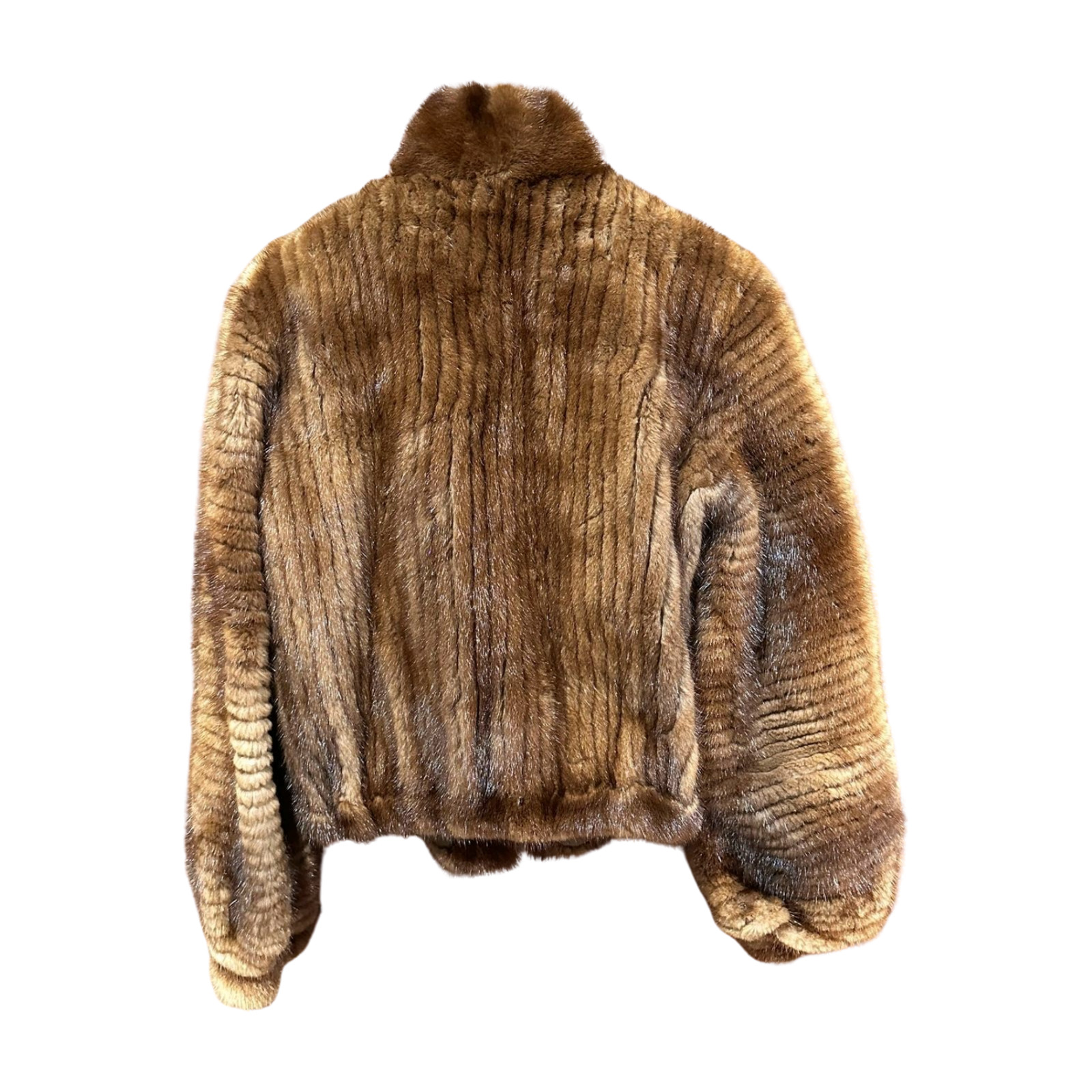 Vintage Luxe Brown Fur Coat – Short Length – Small/XS