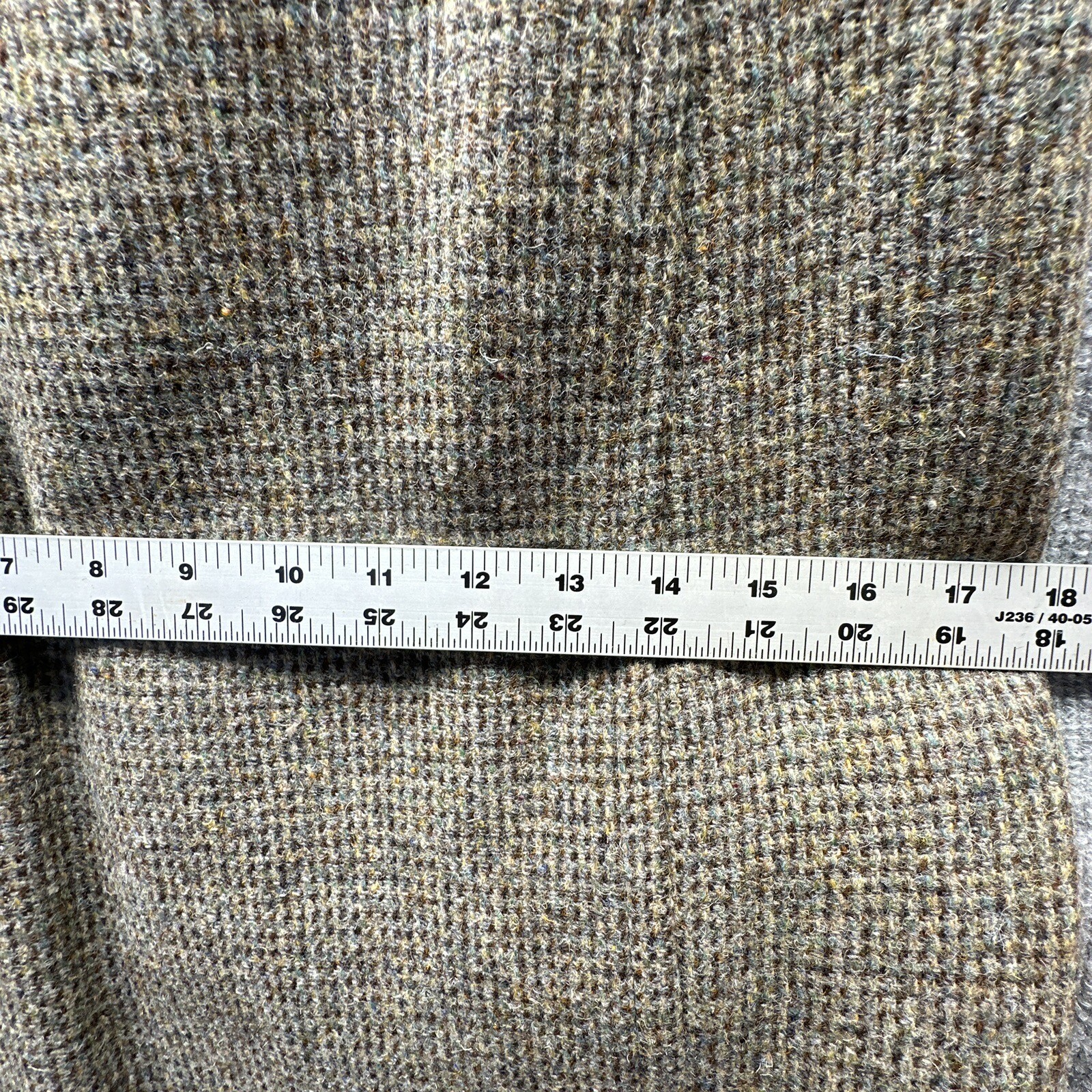Woodhouse Lynch Skirt Women 10 Brown Hand Woven Scottish Tweed Academia Vtg USA